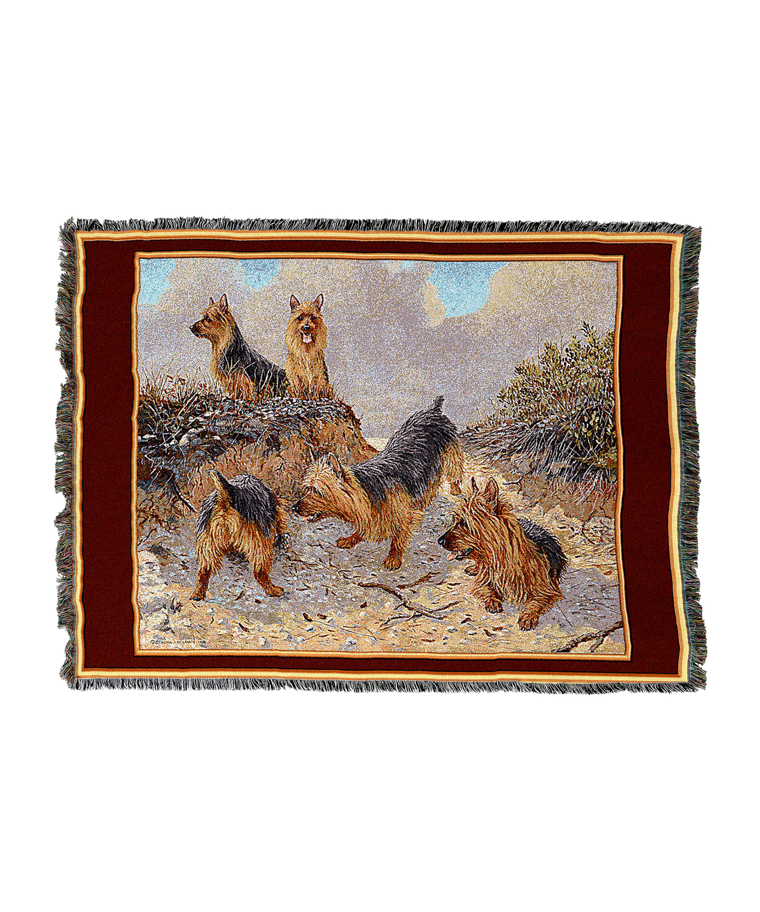 Aussie Dogs Blanket