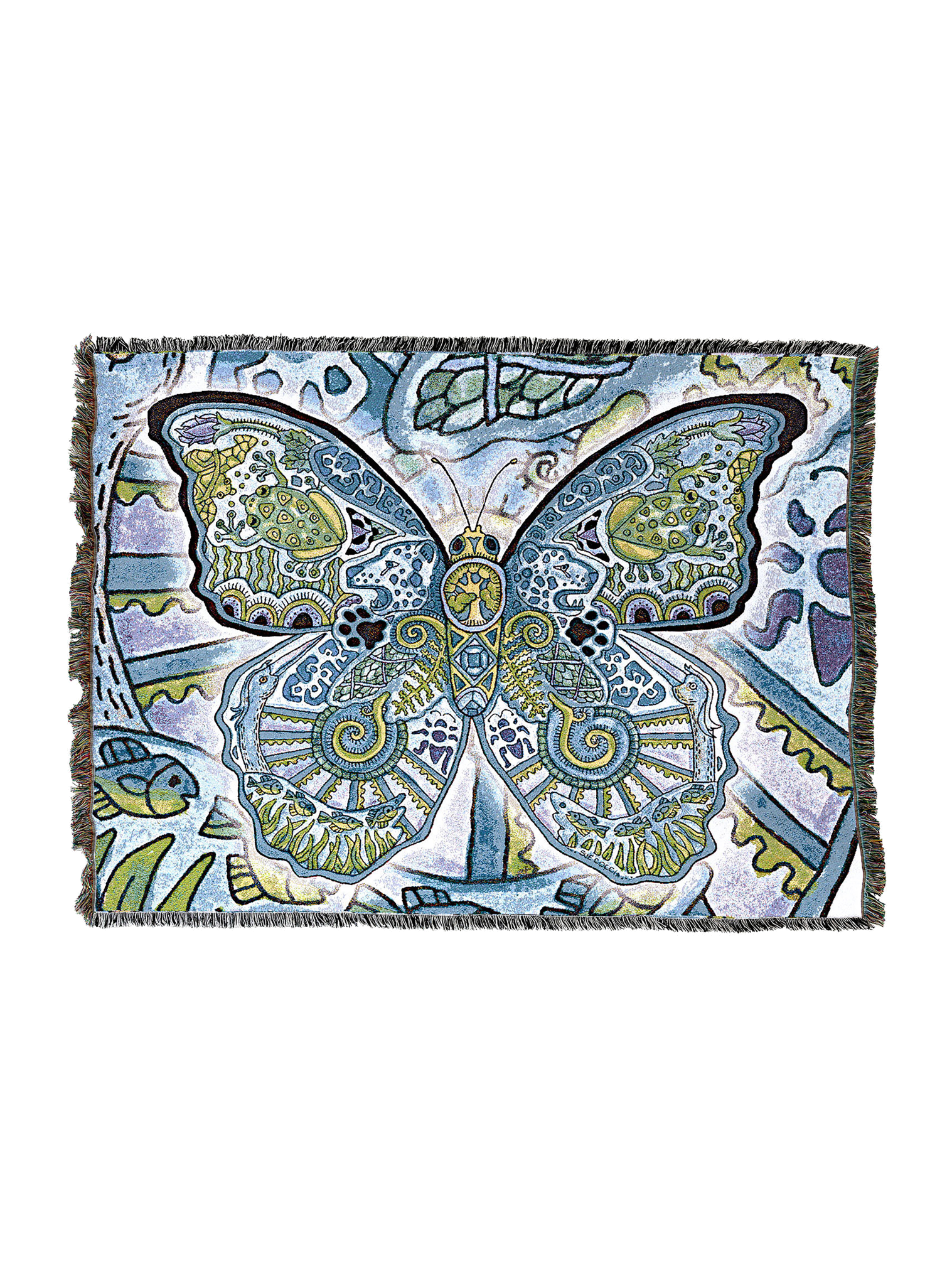 Blue Morpho Blanket B