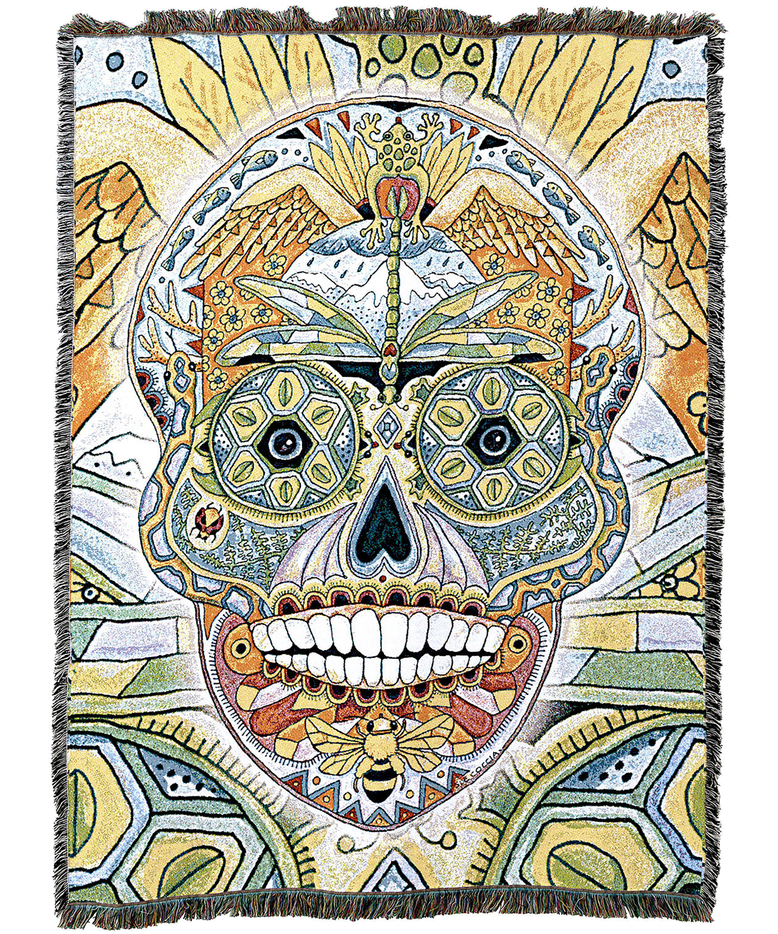Sugar Skull Blanket