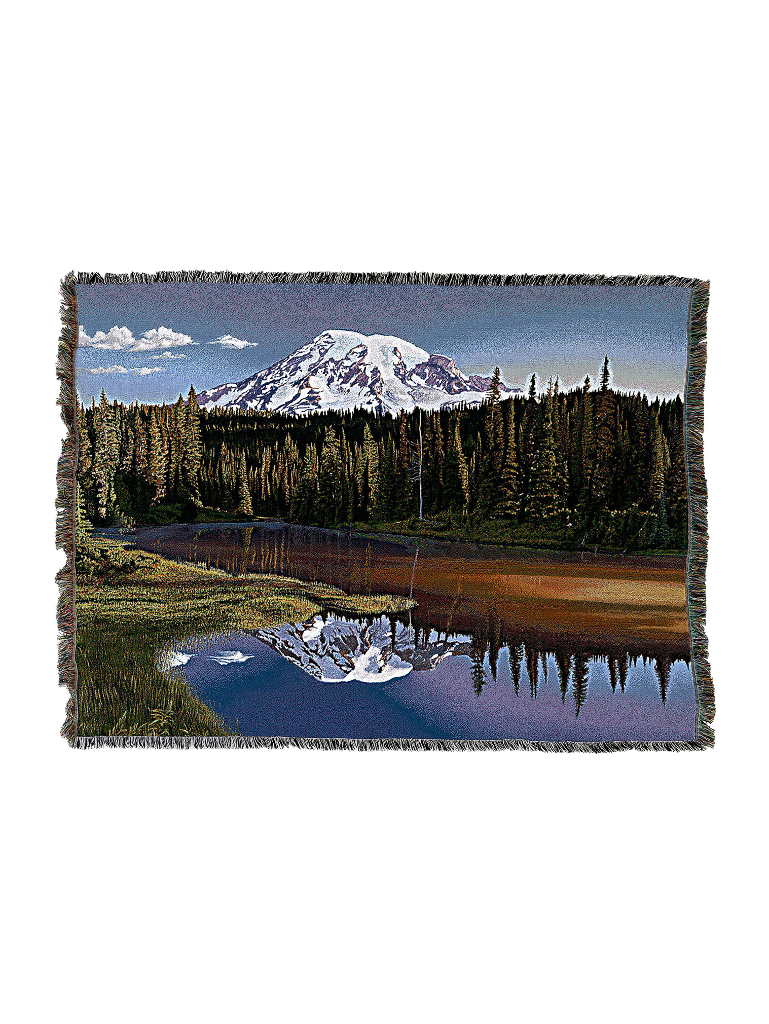 A Majestic Slumber at Mt. Rainier Blanket XL