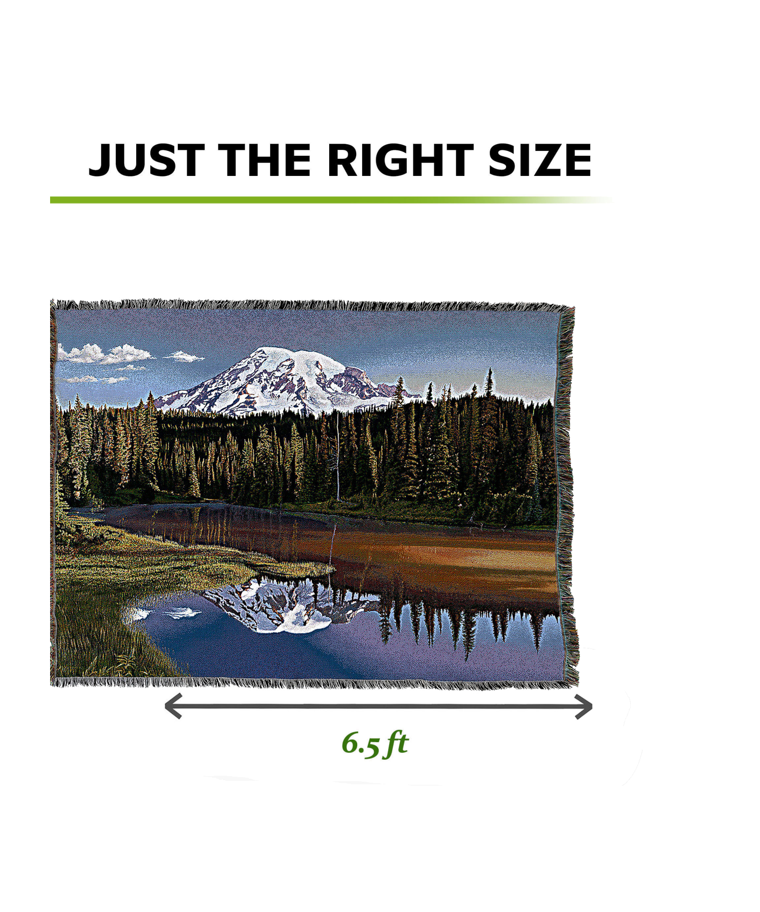 A Majestic Slumber at Mt. Rainier Blanket