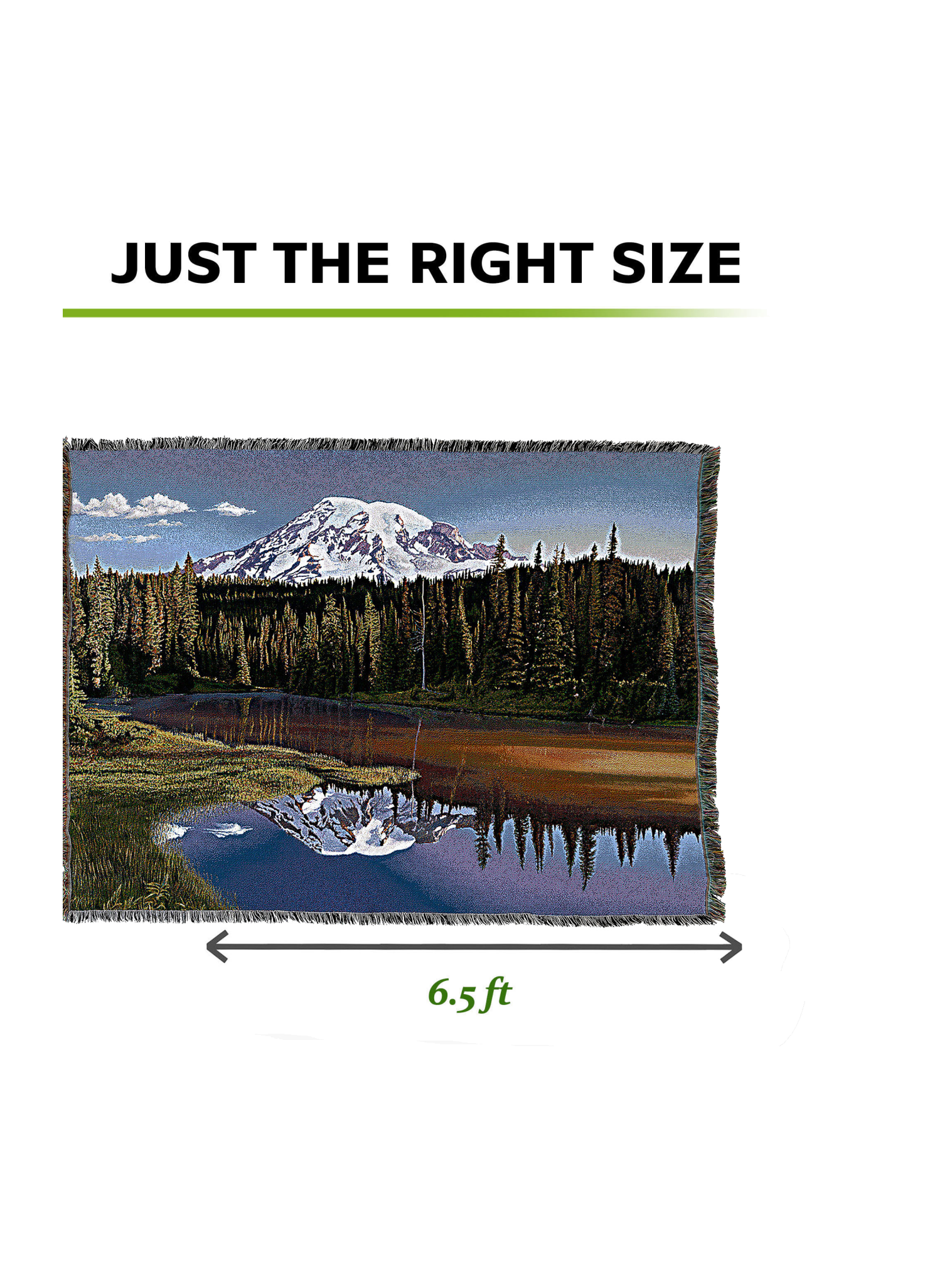 A Majestic Slumber at Mt. Rainier Blanket