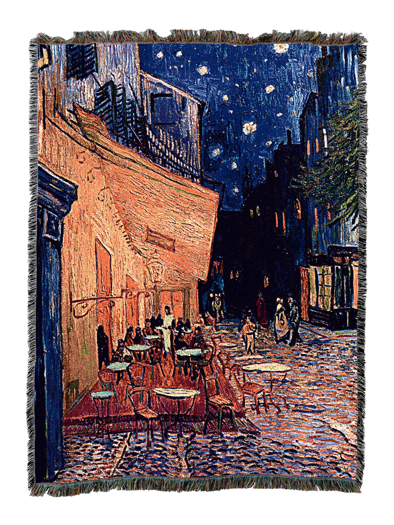 Cafe Terrace At Night Blanket
