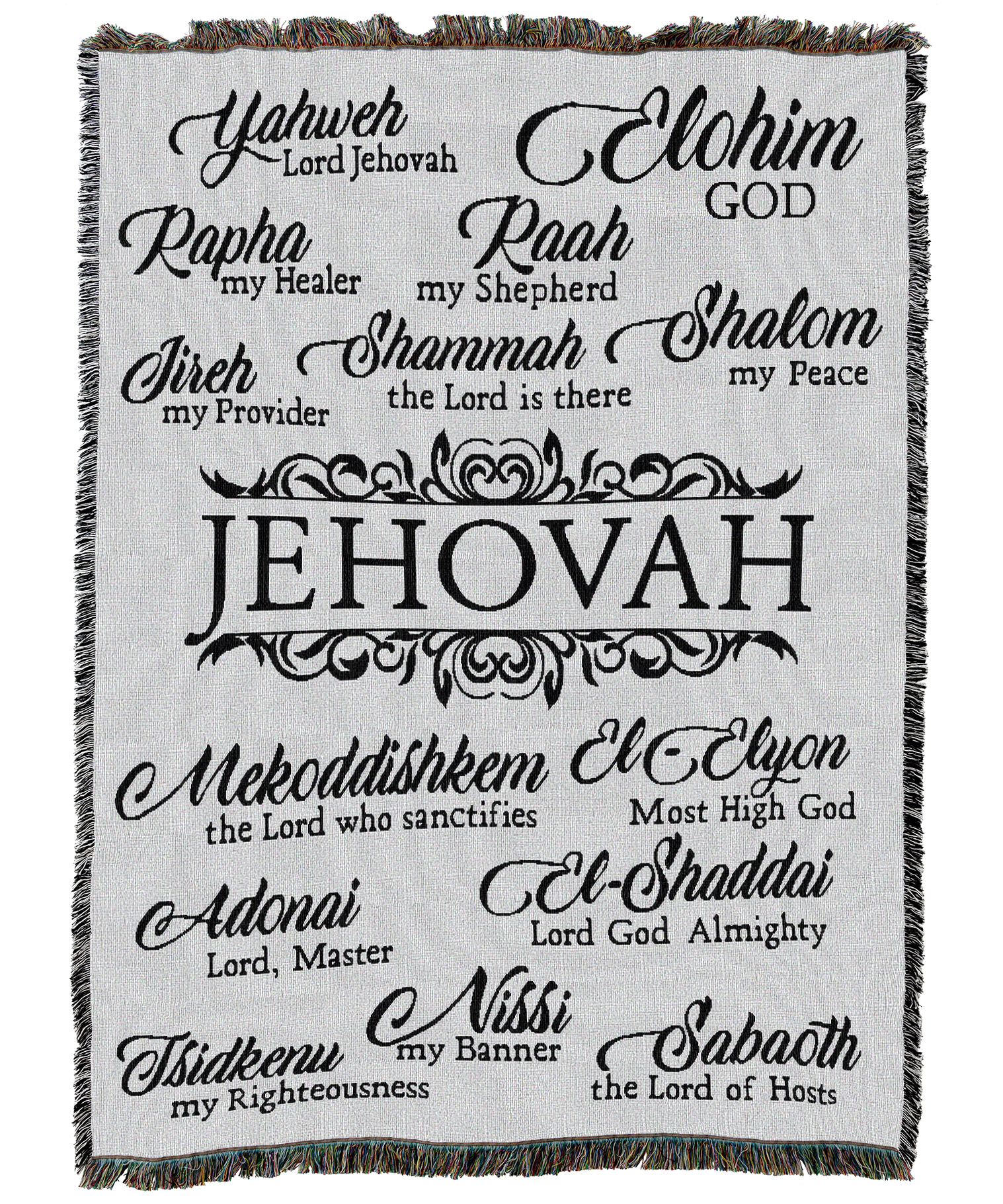 Jehovah Blanket Grey