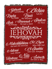 Jehovah Blanket Red