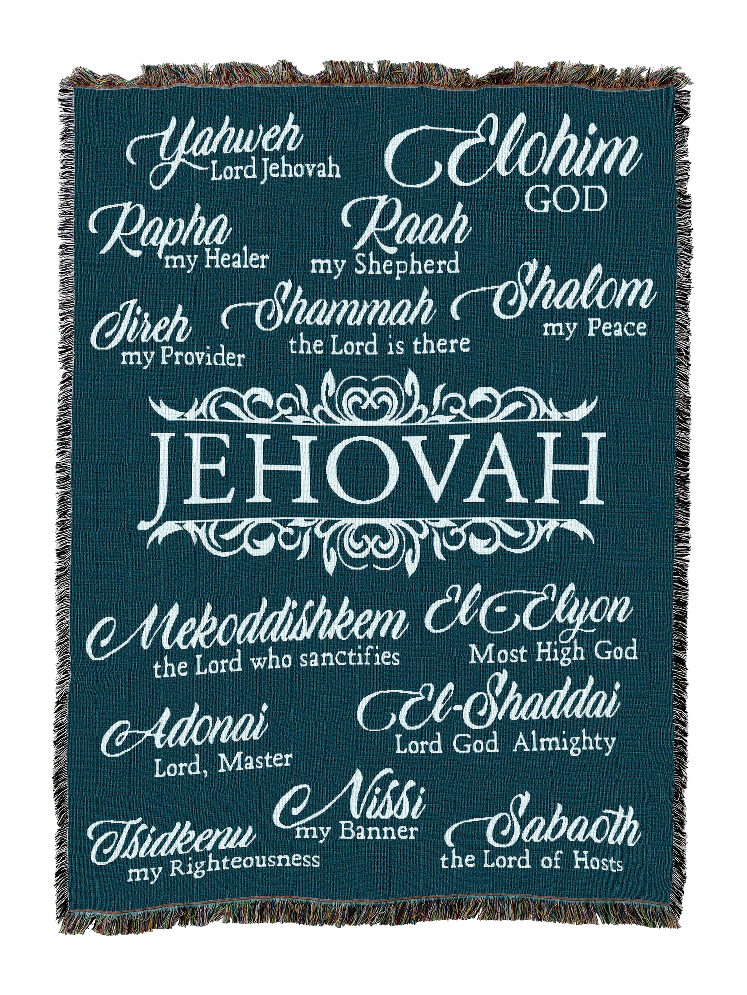 Jehovah Blanket Deep Teal