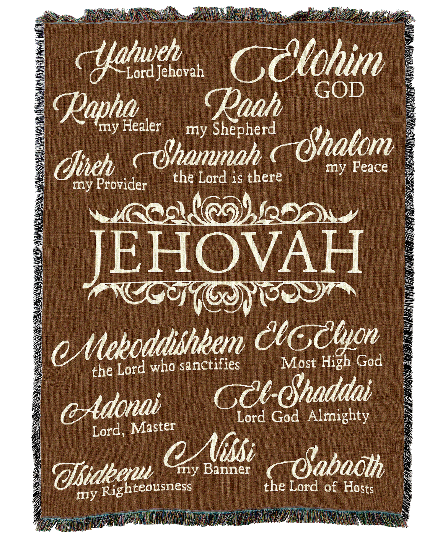 Jehovah Blanket Brown