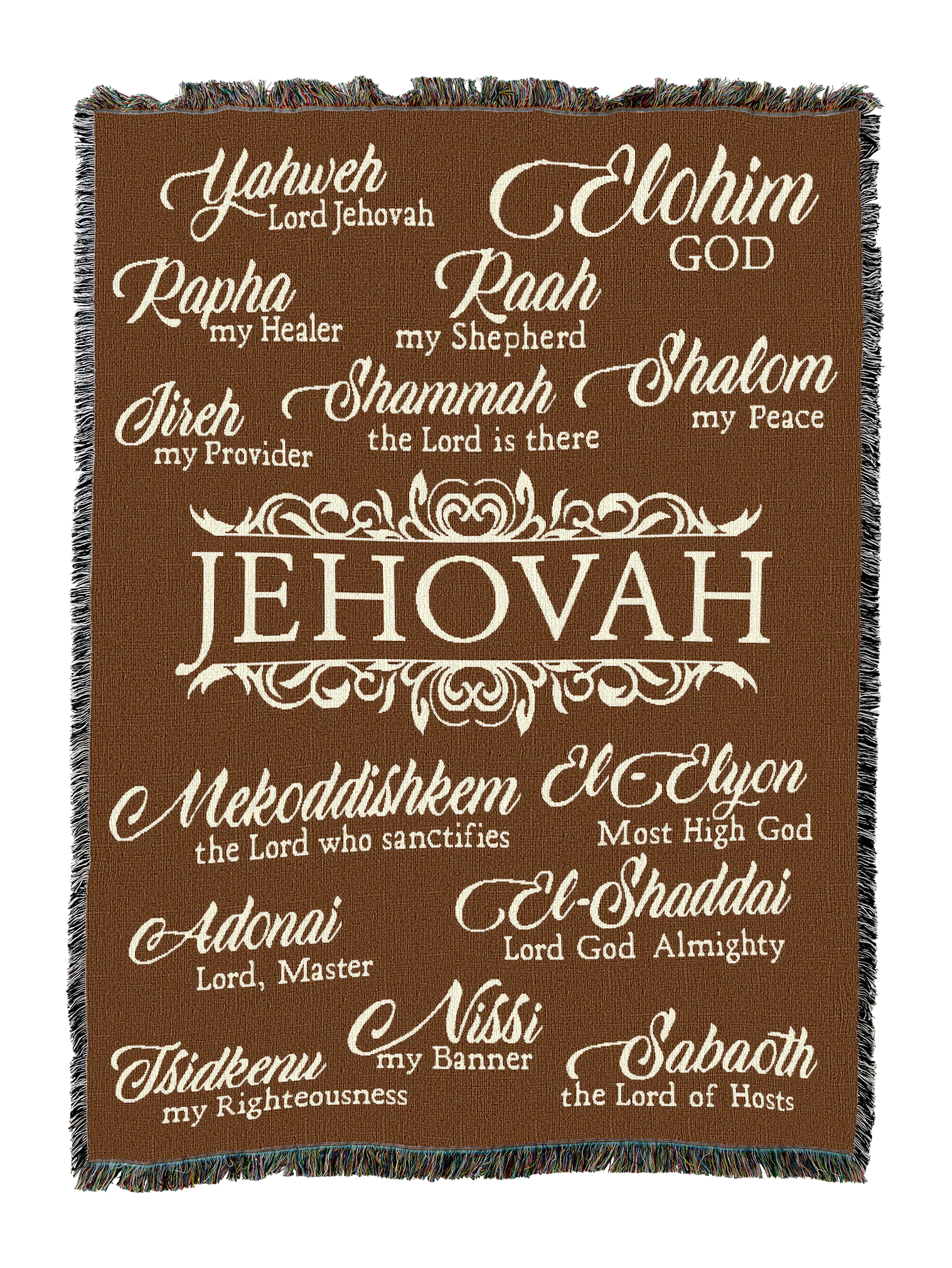 Jehovah Blanket Brown
