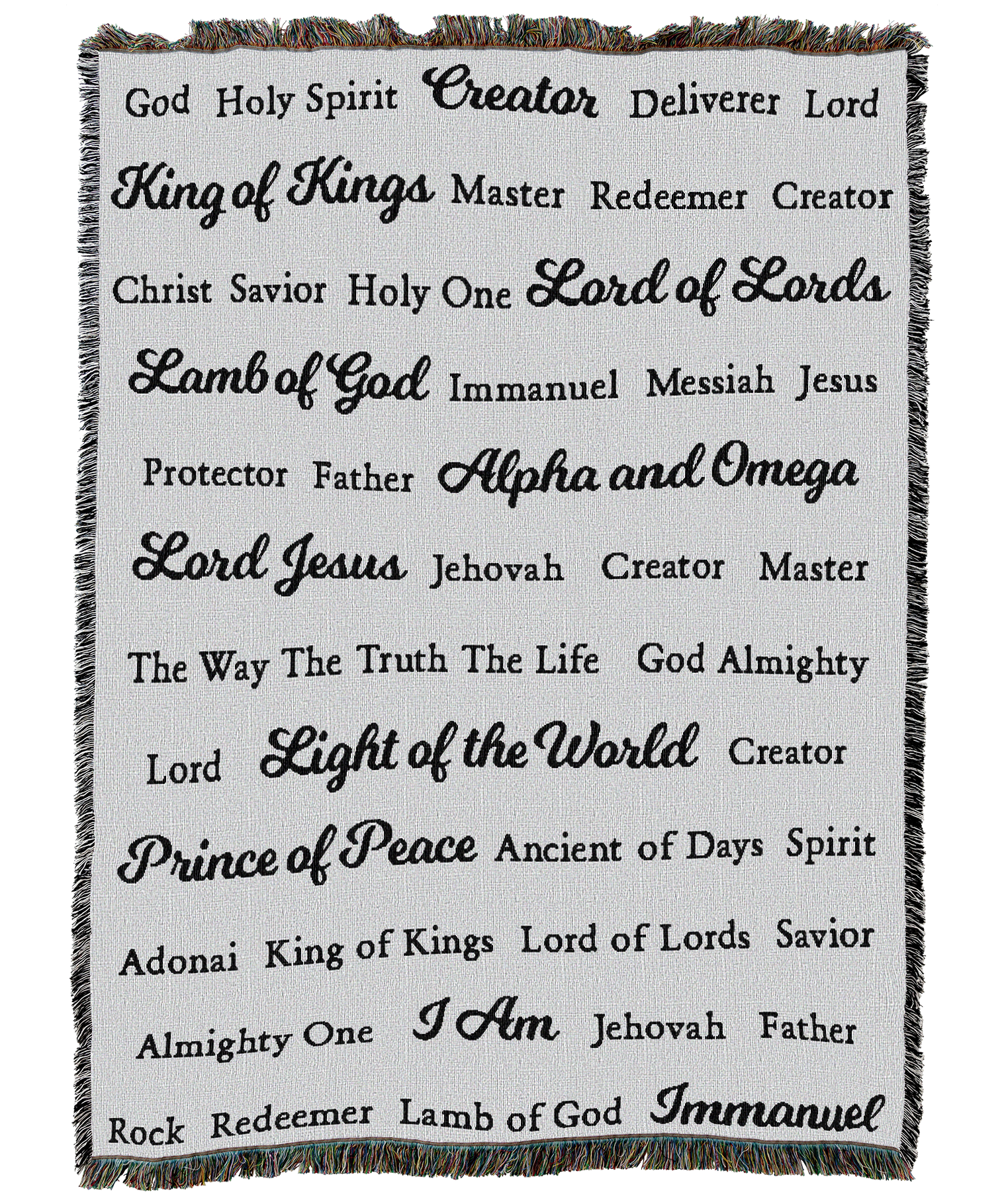 Names Of God Blanket