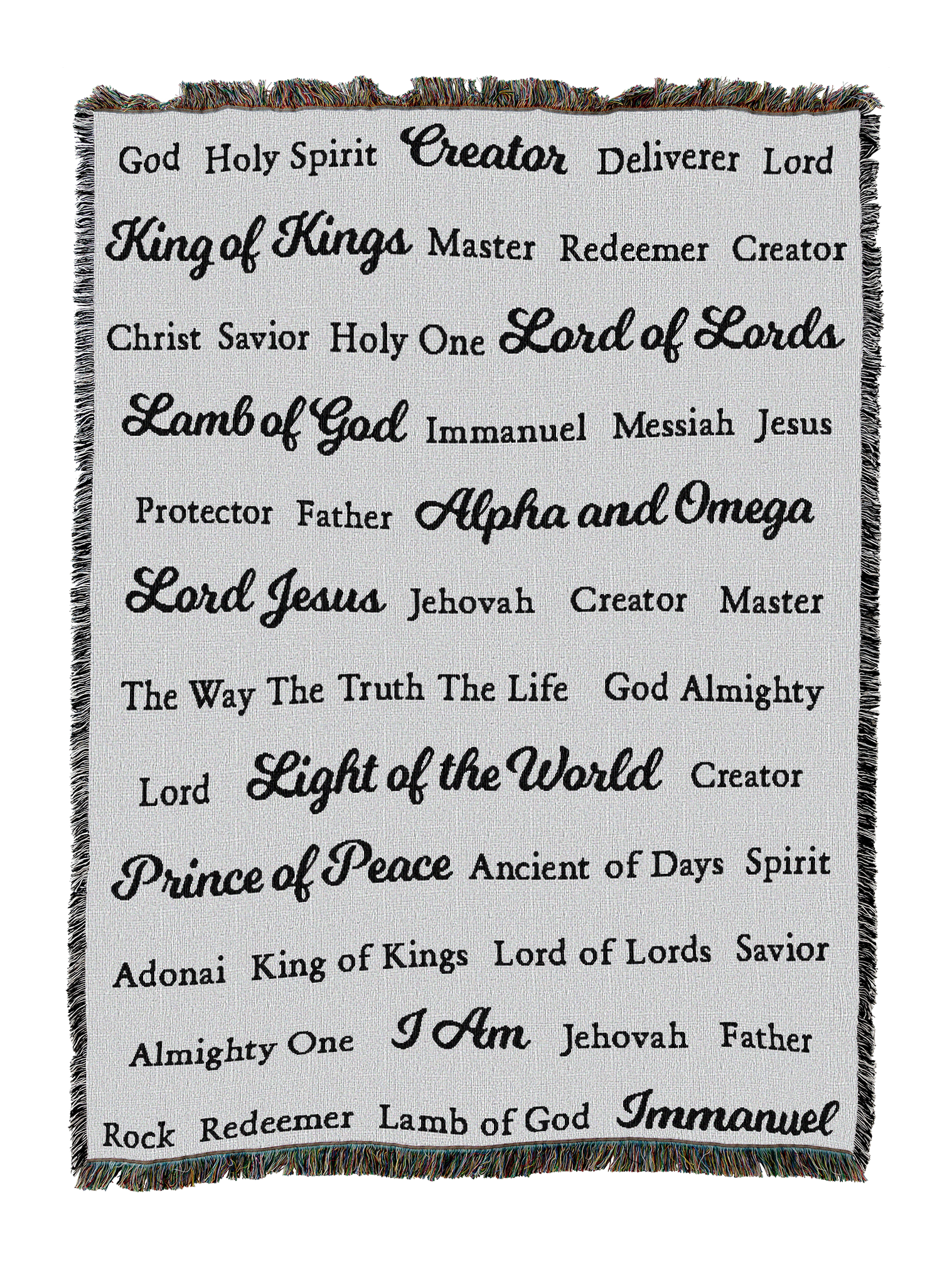 Names Of God Blanket