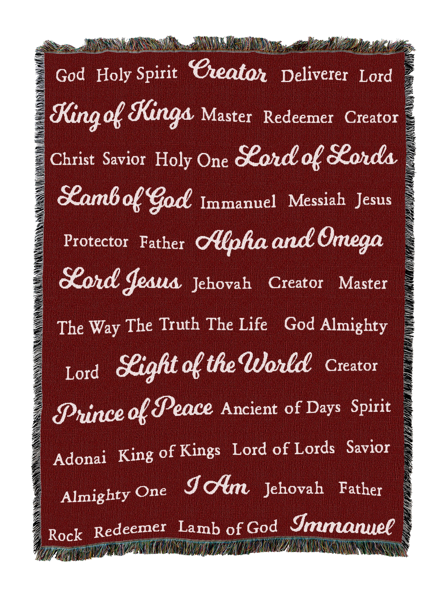 Names Of God Blanket