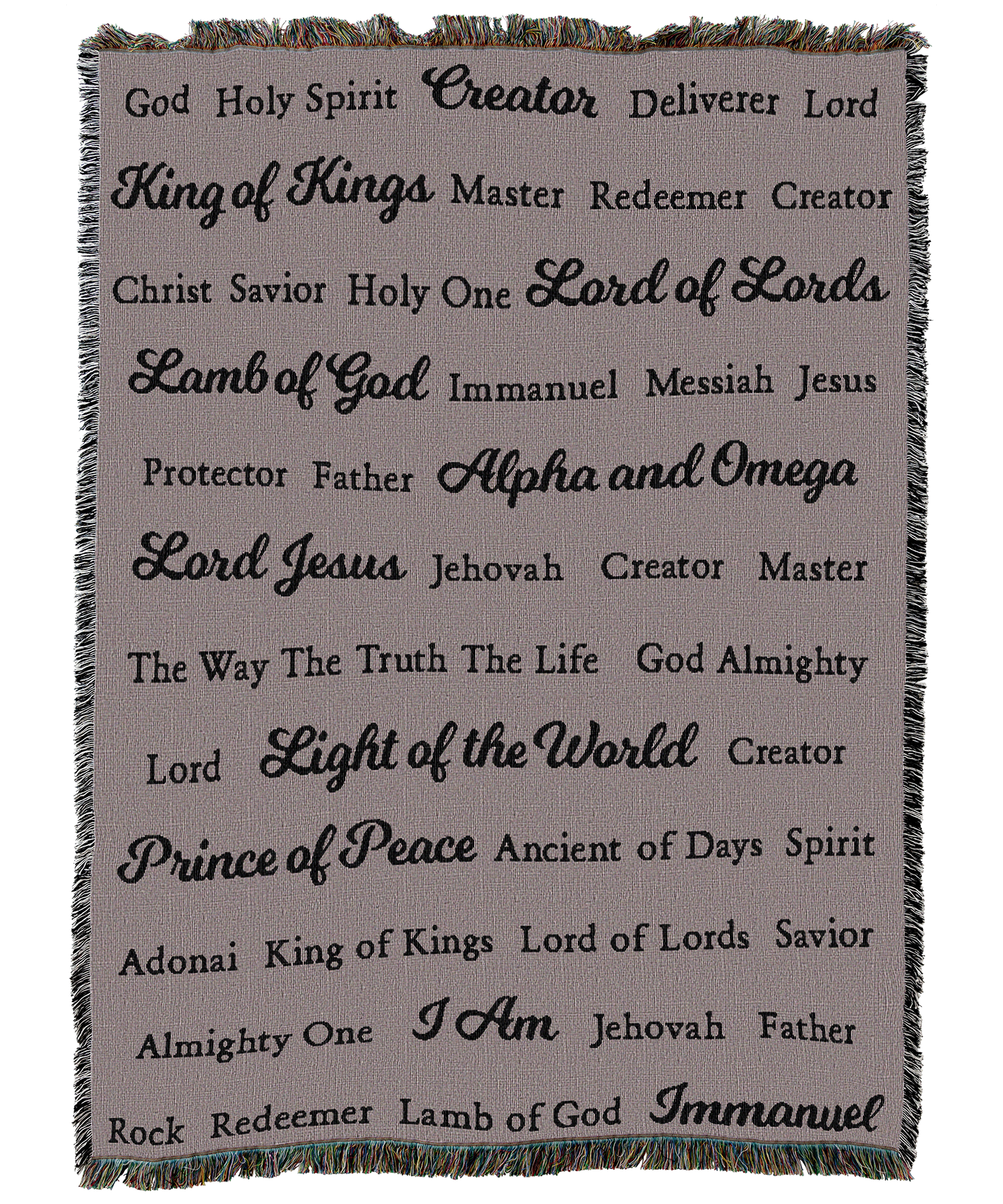 Names Of God Blanket