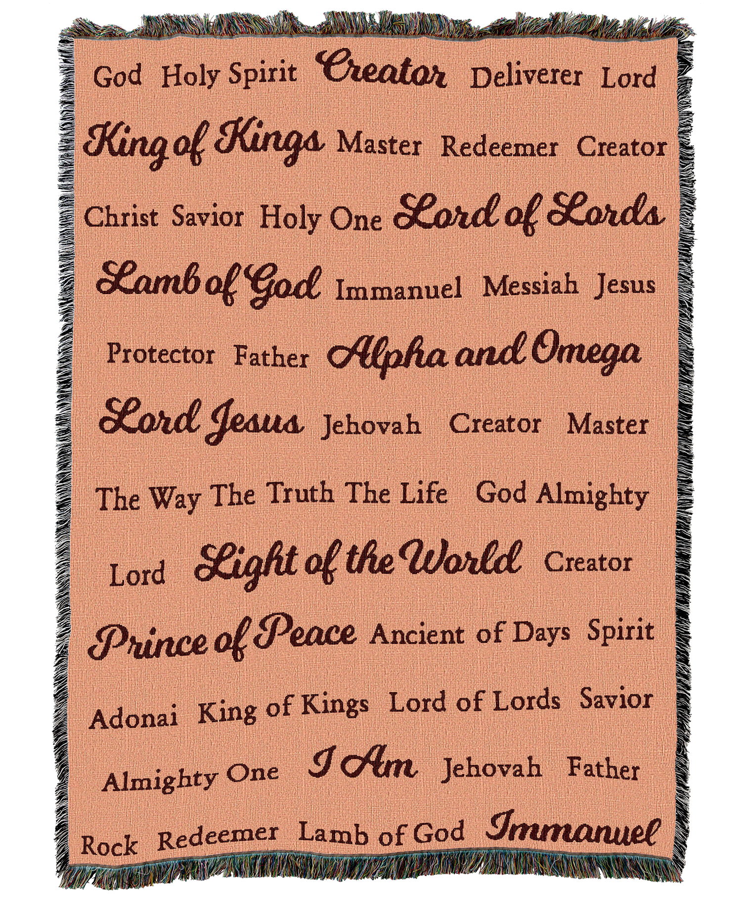 Names of God Blanket Mist