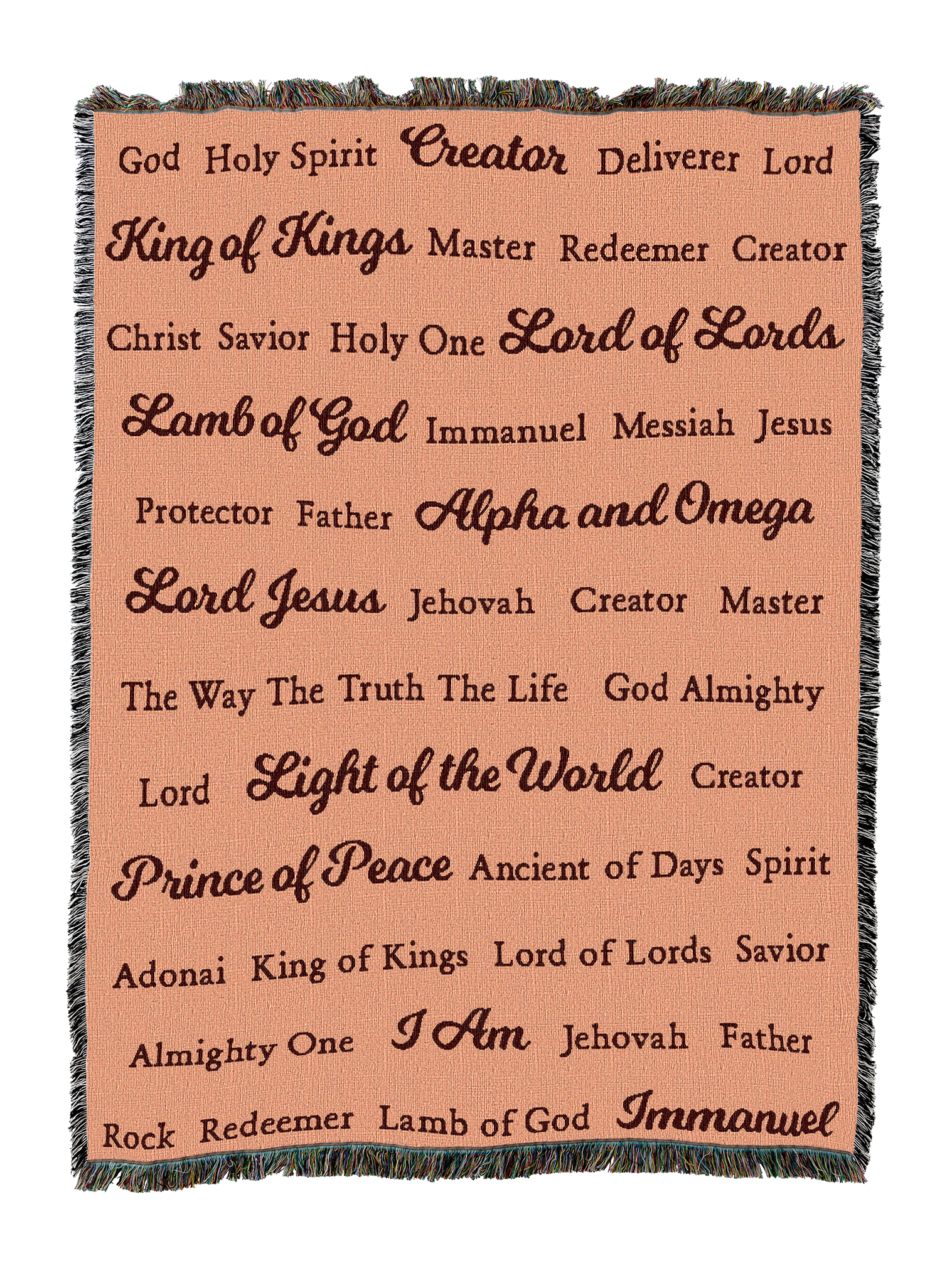 Names Of God Blanket