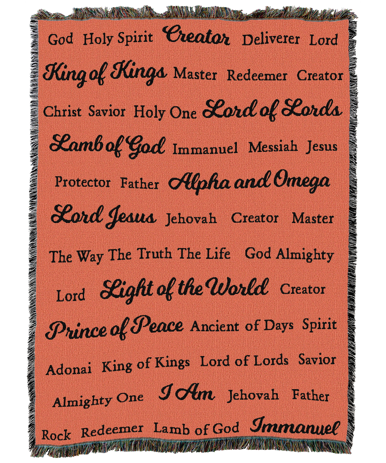 Names Of God Blanket