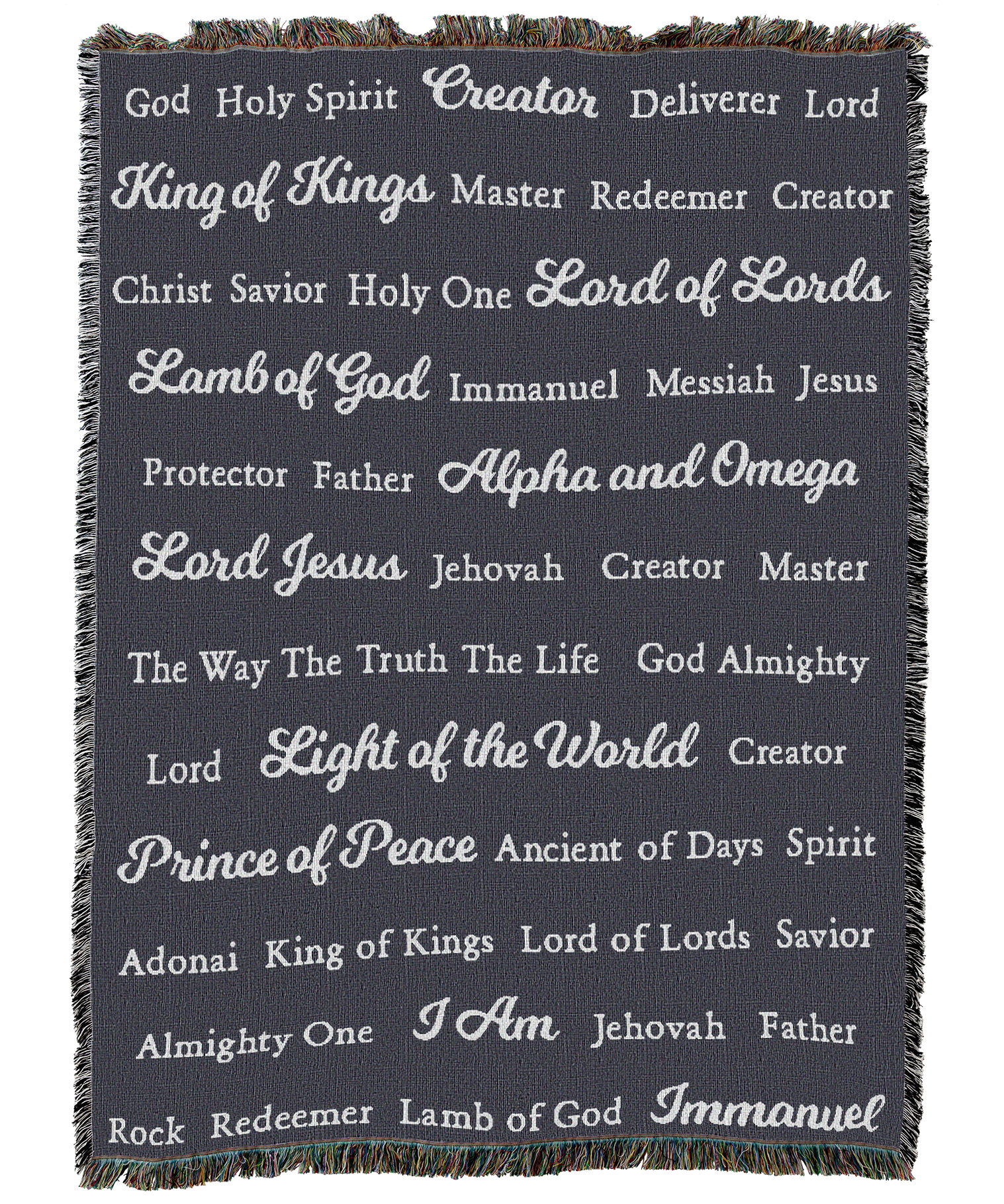 Names of God Blanket Flax