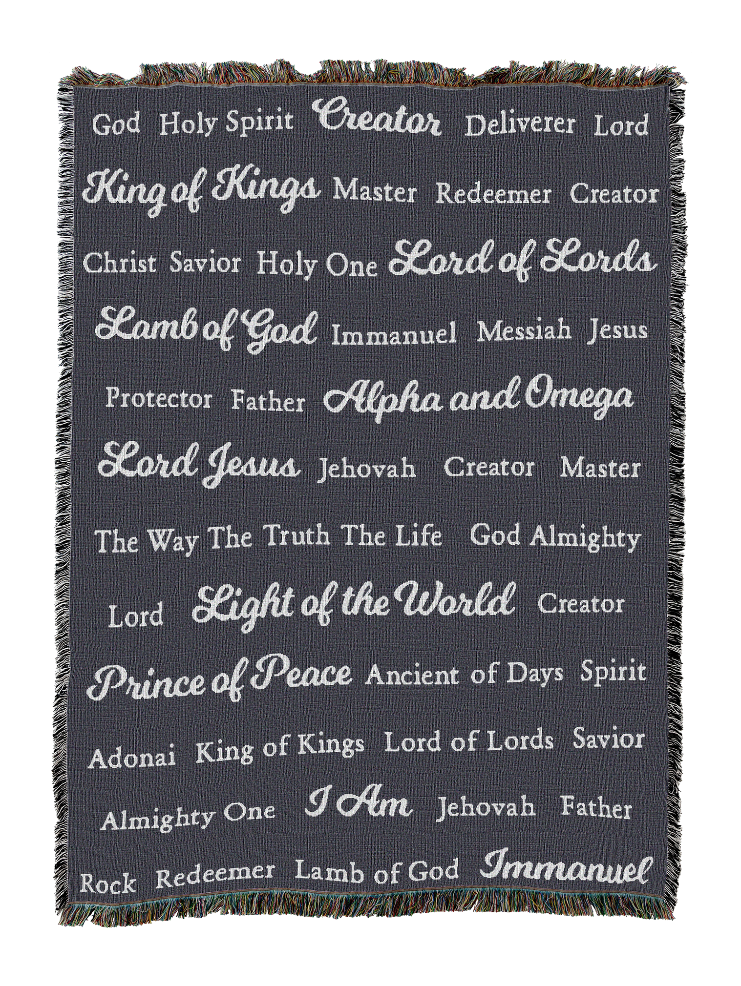 Names of God Blanket Flax