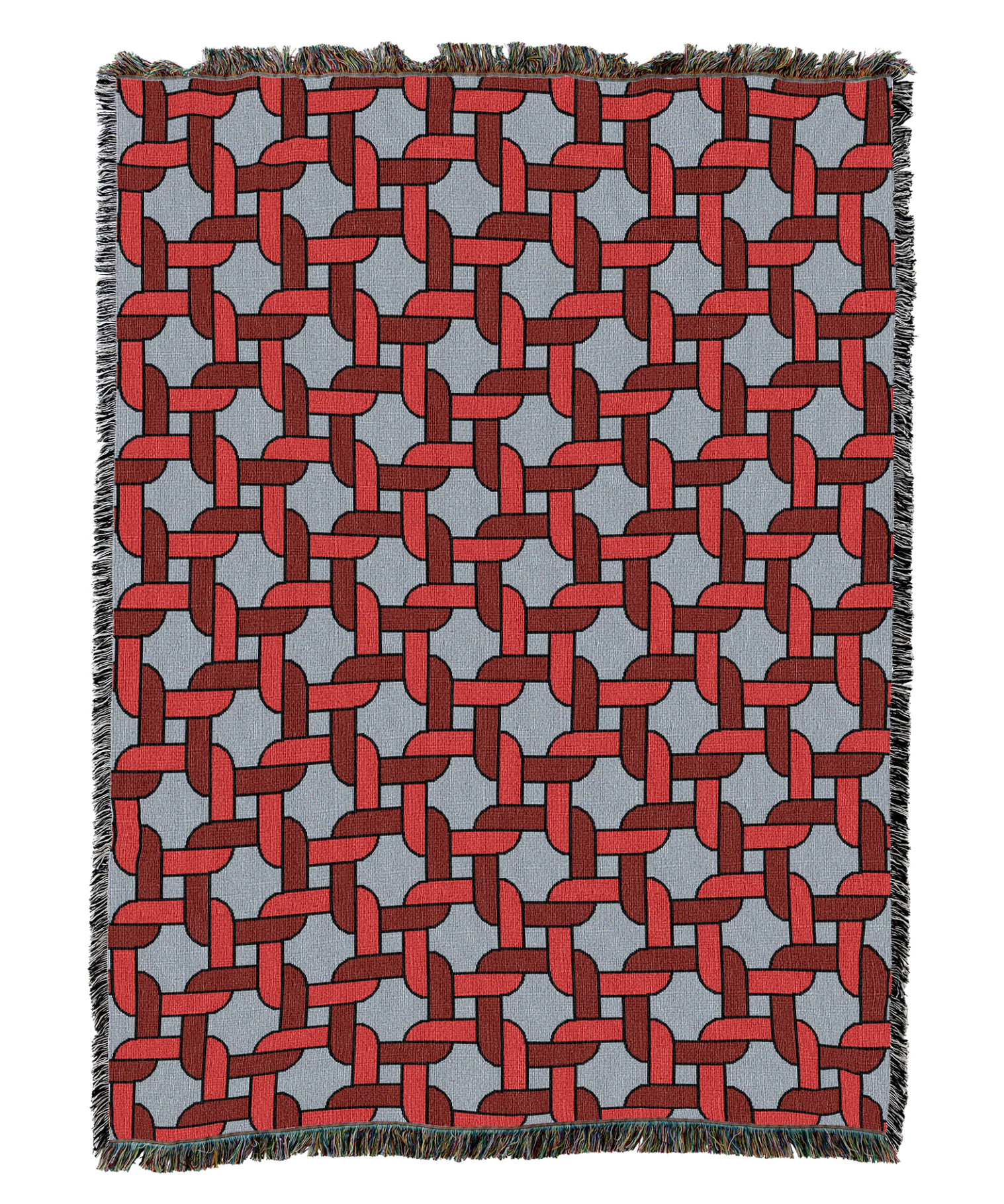 Knots Blanket Red