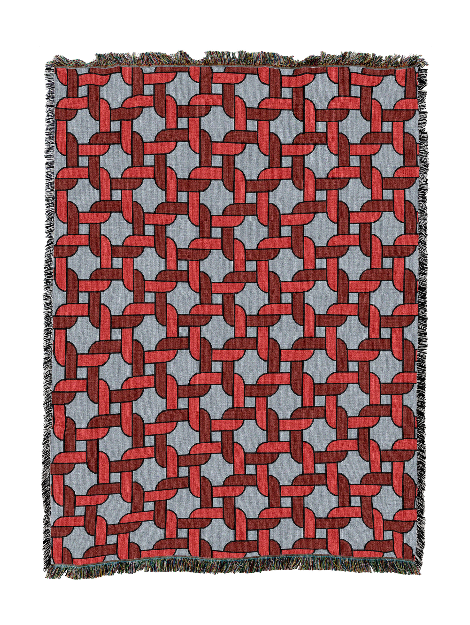 Knots Blanket Red