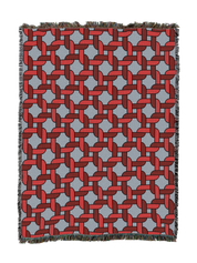 Knots Blanket Red