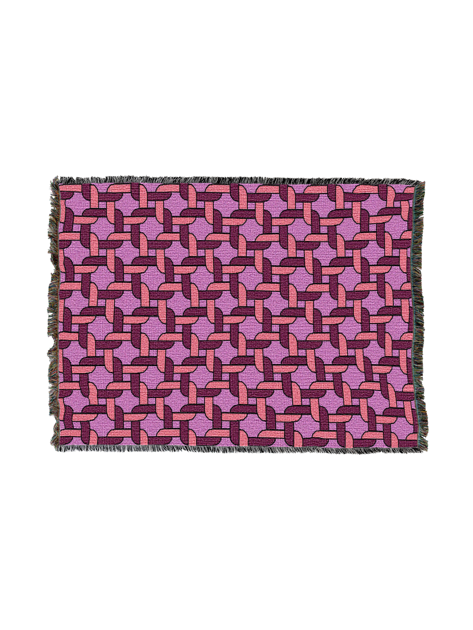 Knots Blanket Berry 60x50
