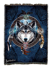 Celtic Wolf Blanket