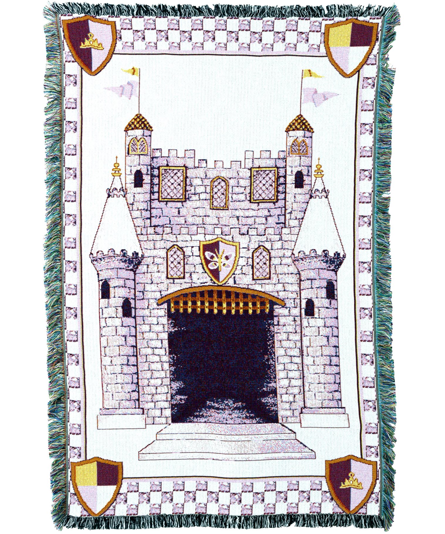 Castle Pink Small Blanket