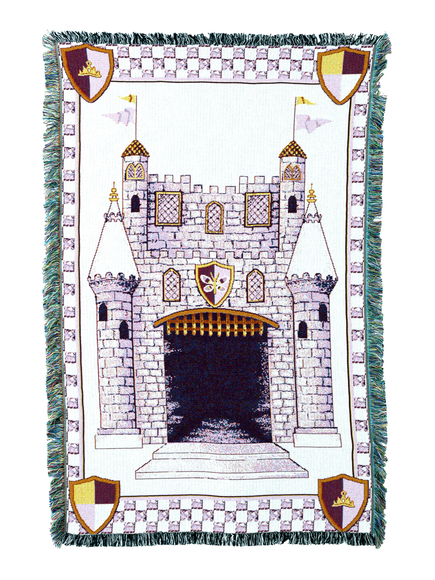 Castle Pink Small Blanket