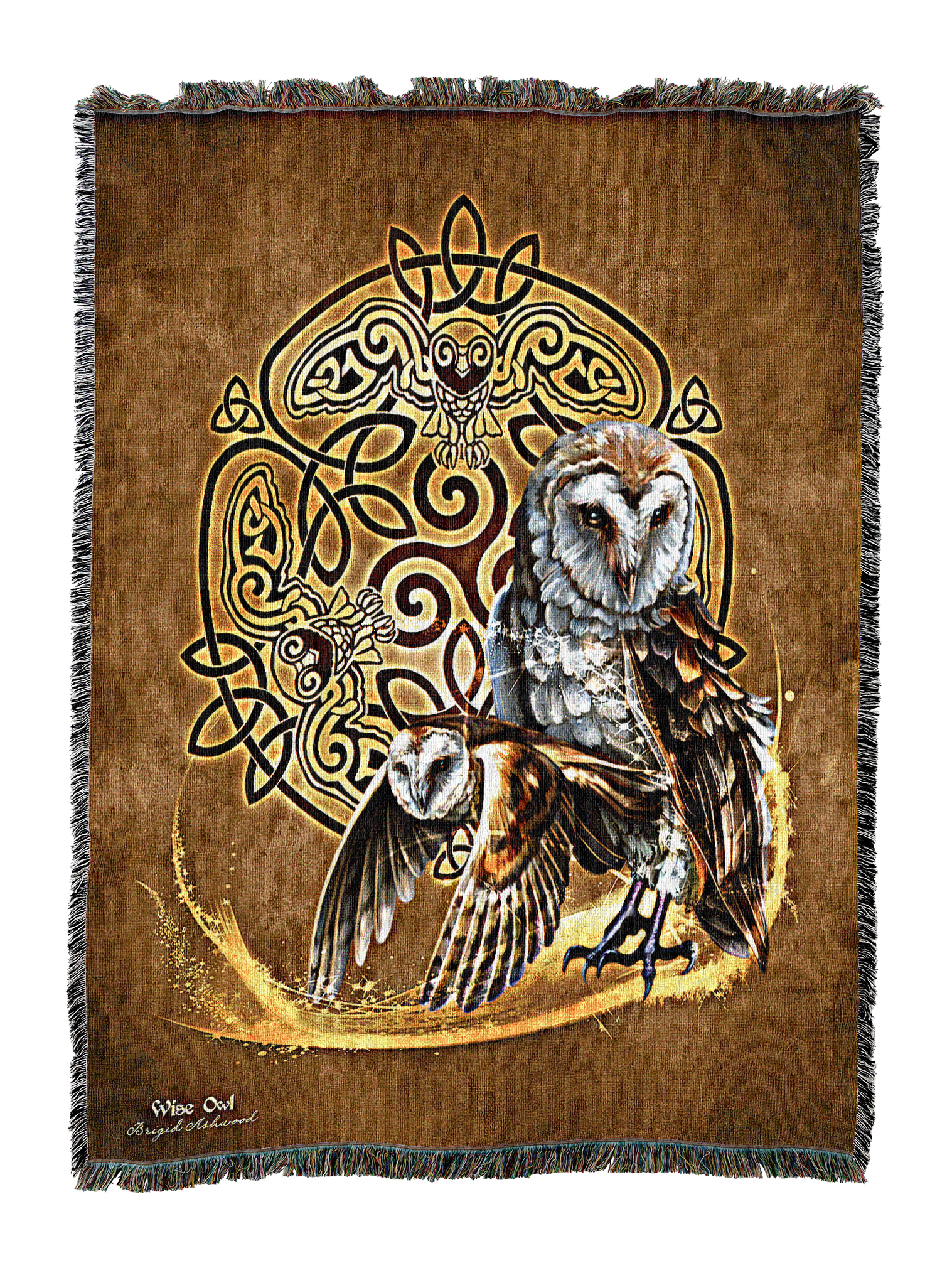 Celtic Owl Blanket