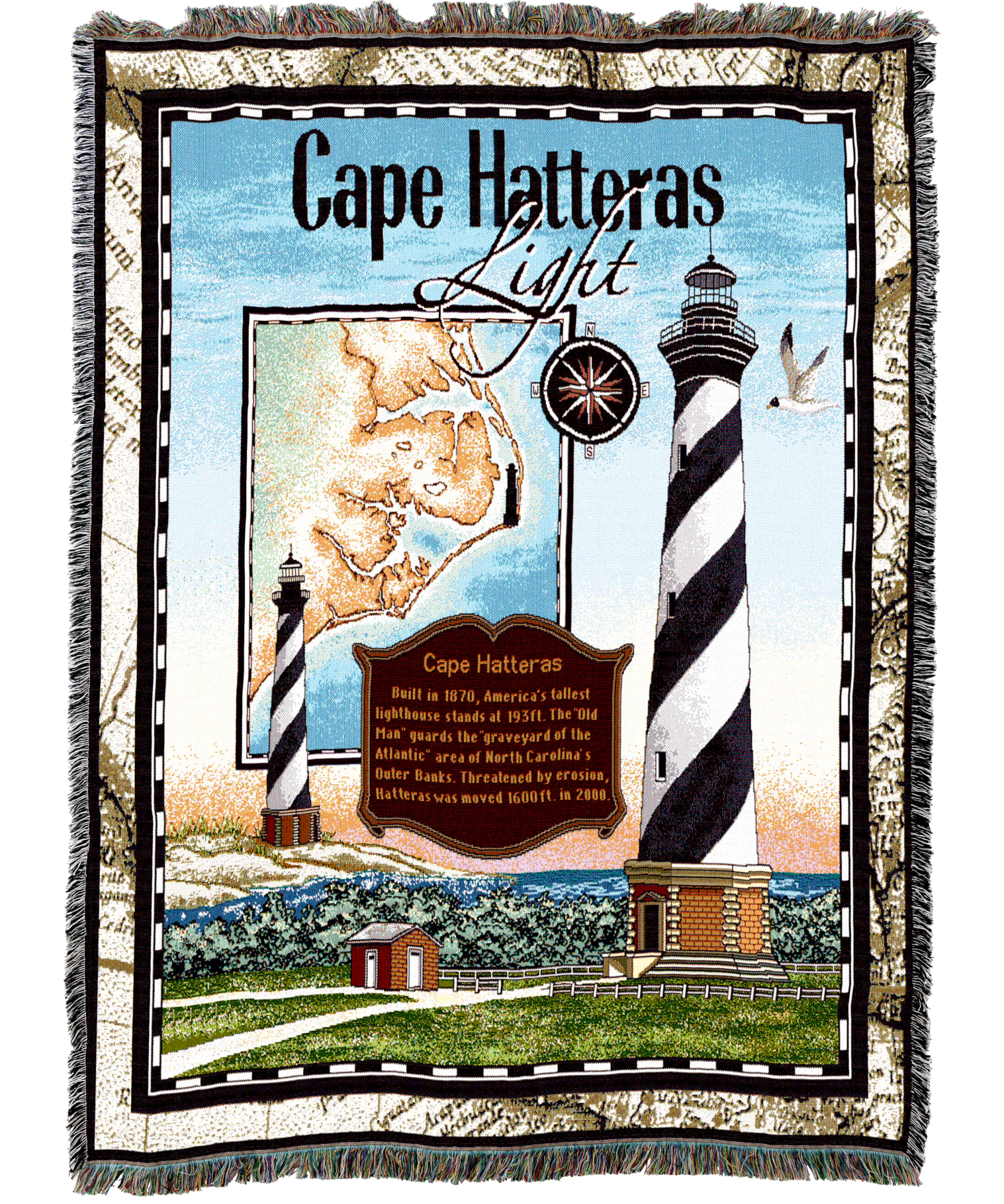 Cape Hatteras Lighthouse Blanket