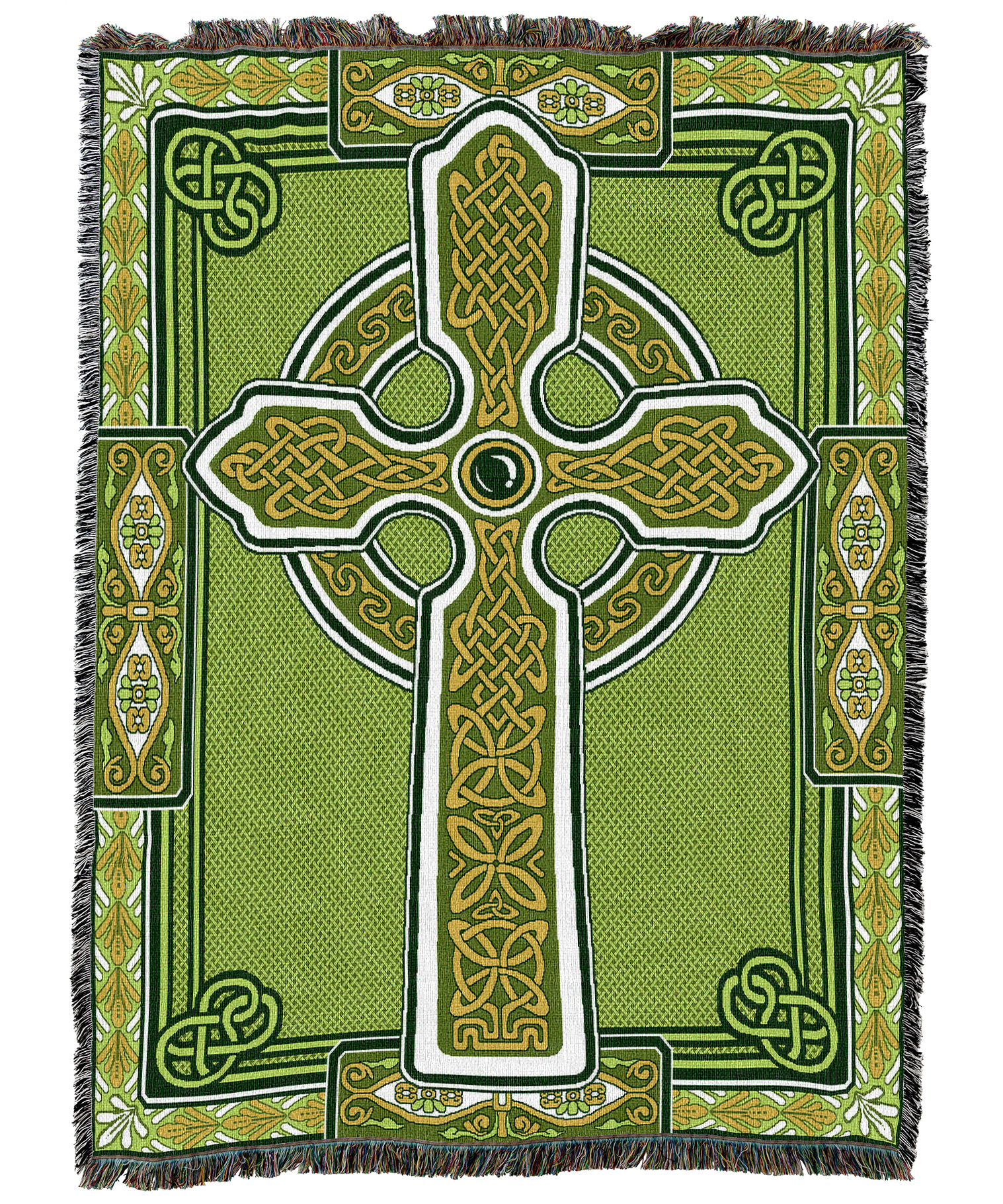 Celtic Knots Blanket Green