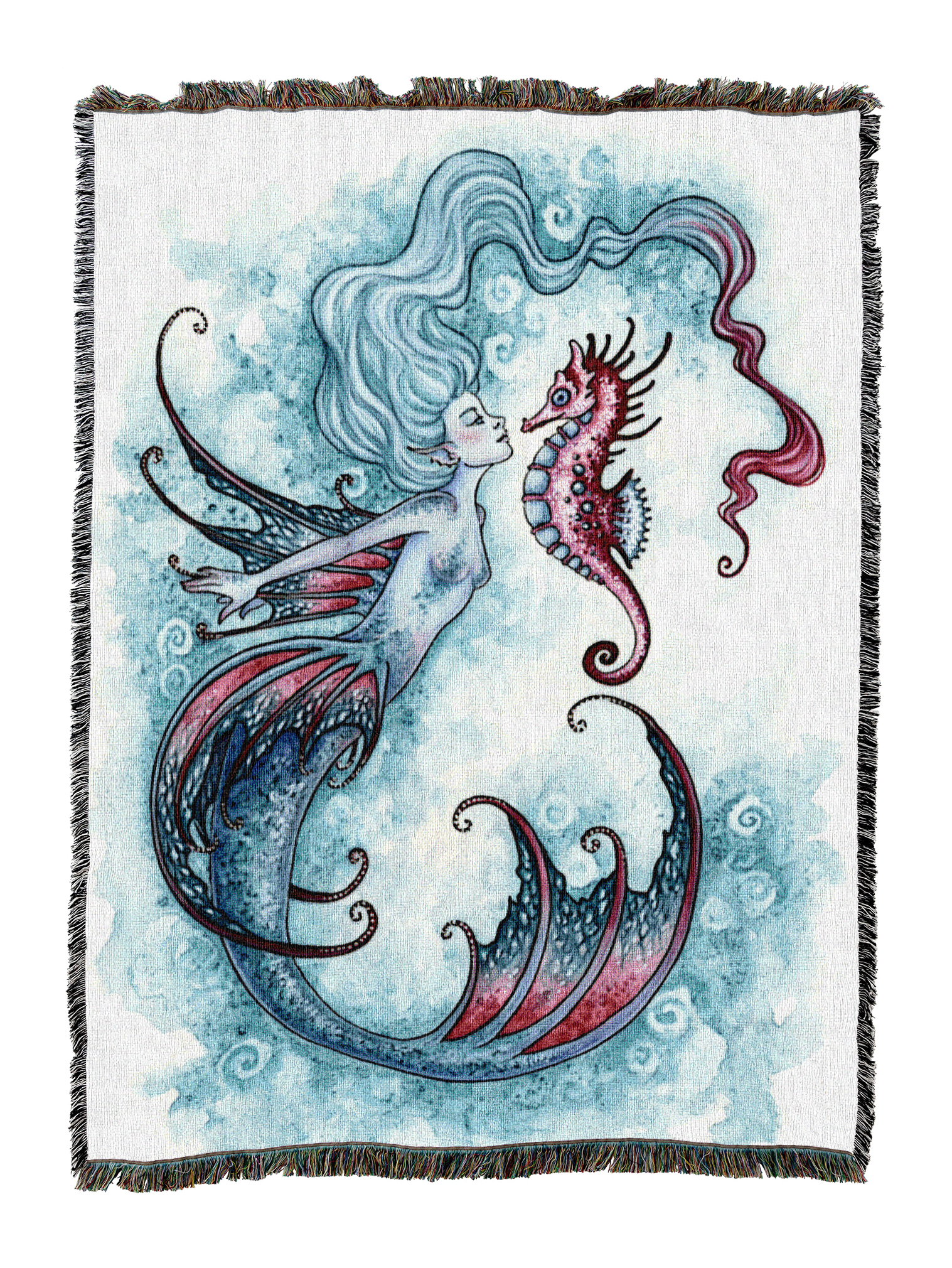 Seahorse Crush Blanket