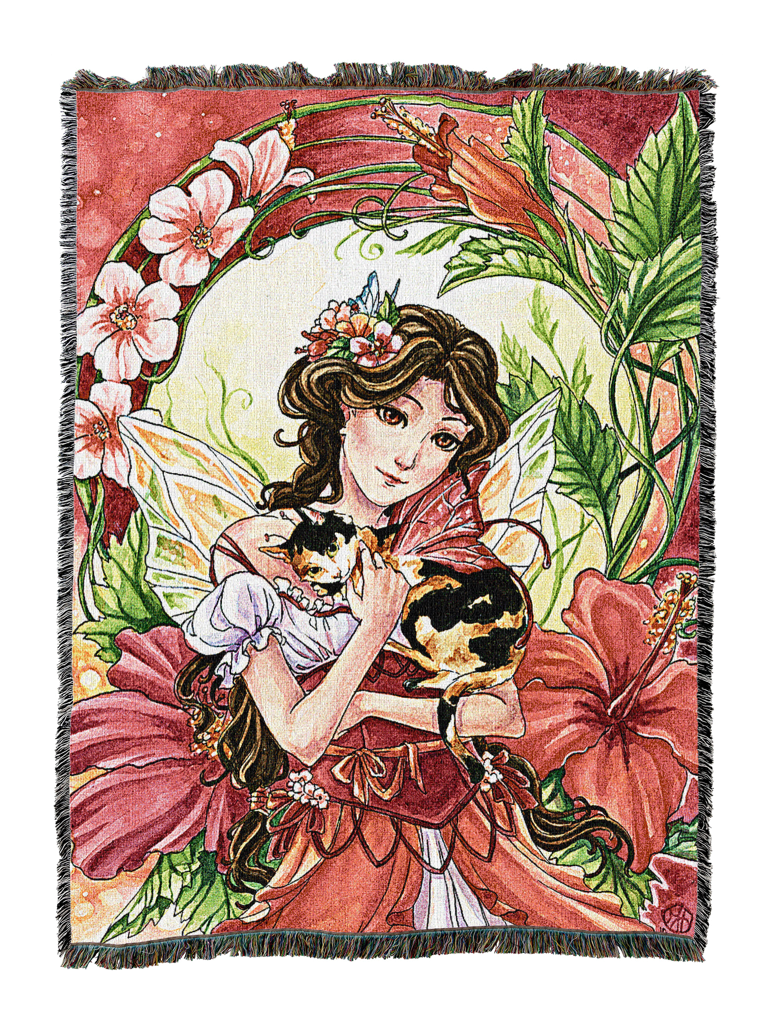Hibiscus Fairy Blanket