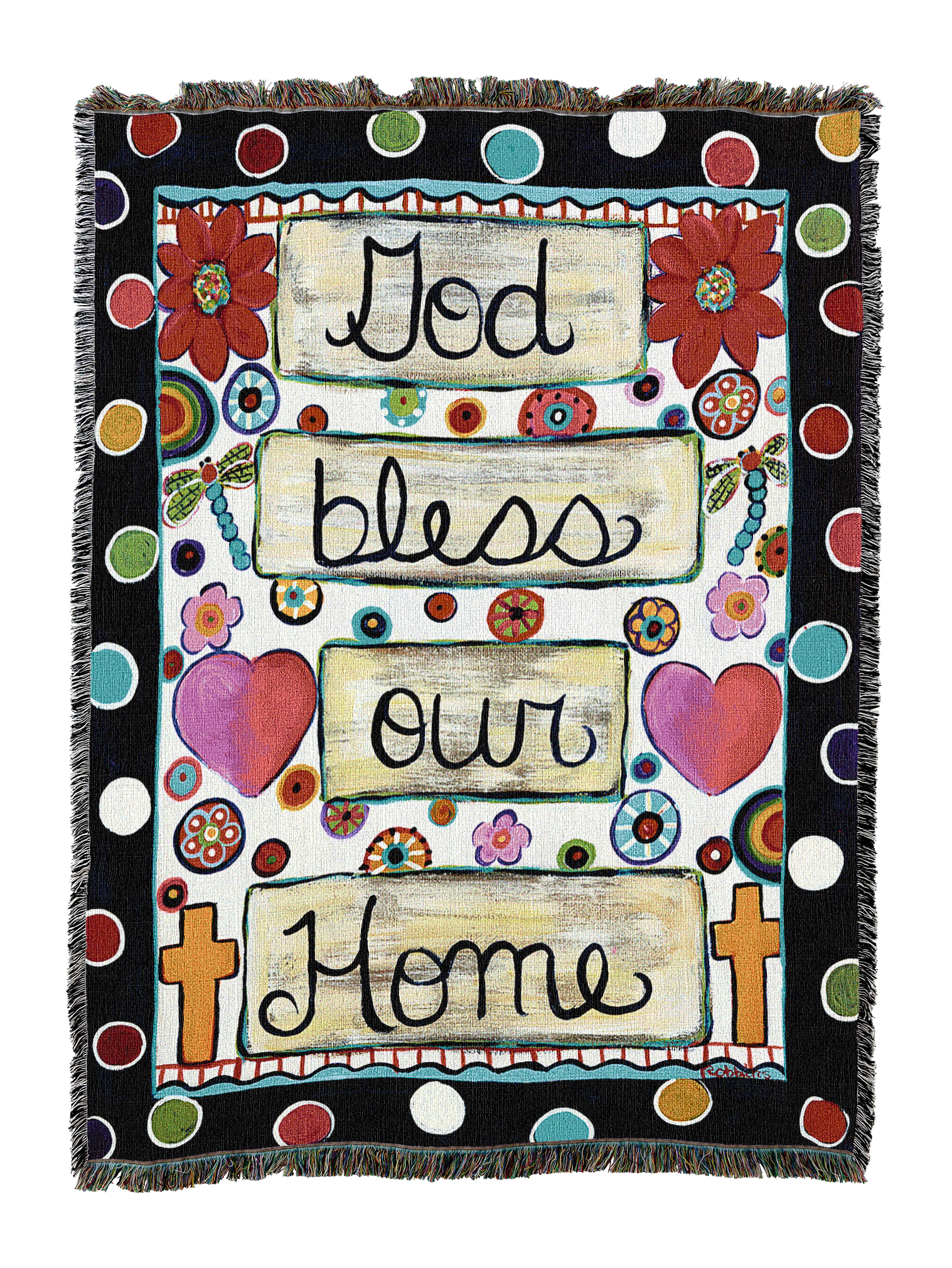 God Bless Our Home Blanket