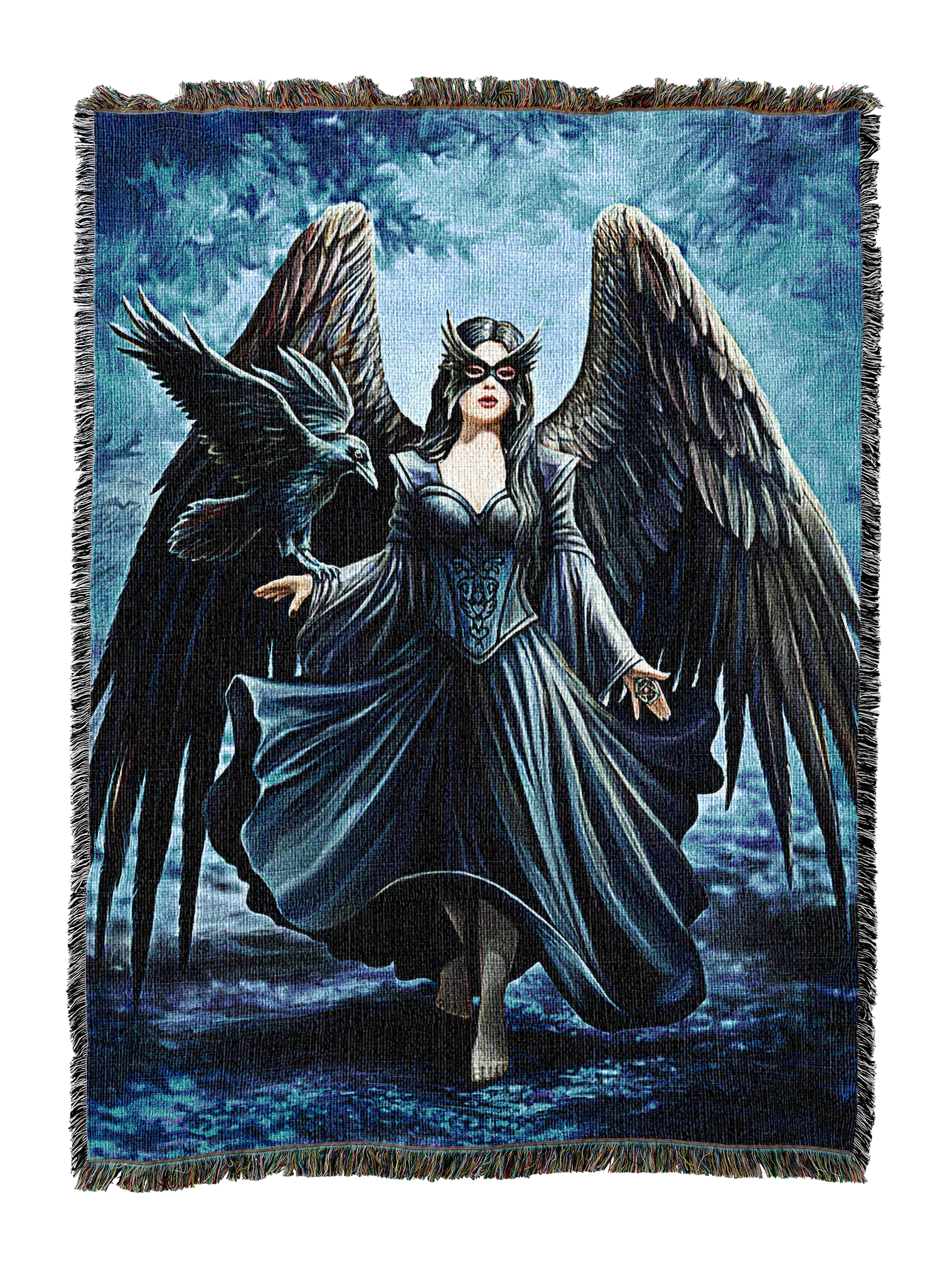 Raven Angel Blanket – Pure Country Weavers