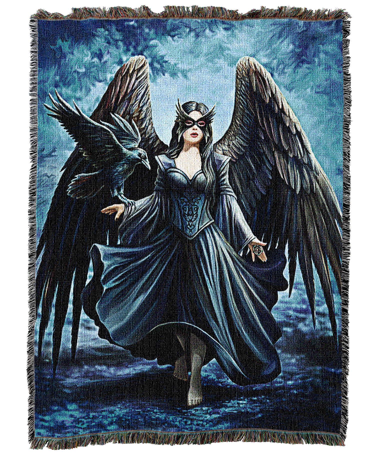 Raven Angel Blanket