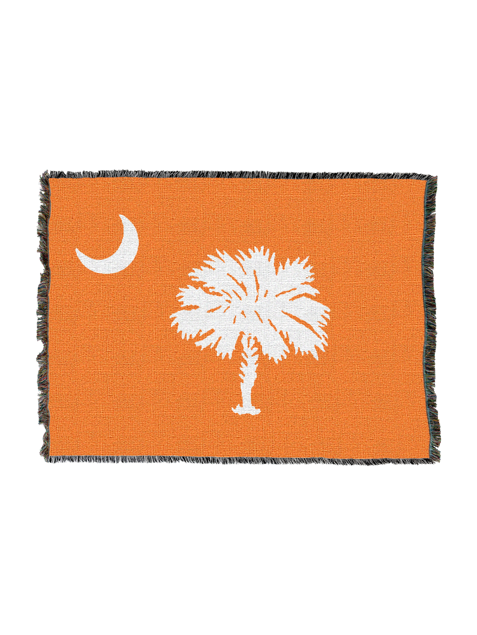Palmetto Moon Orange Blanket