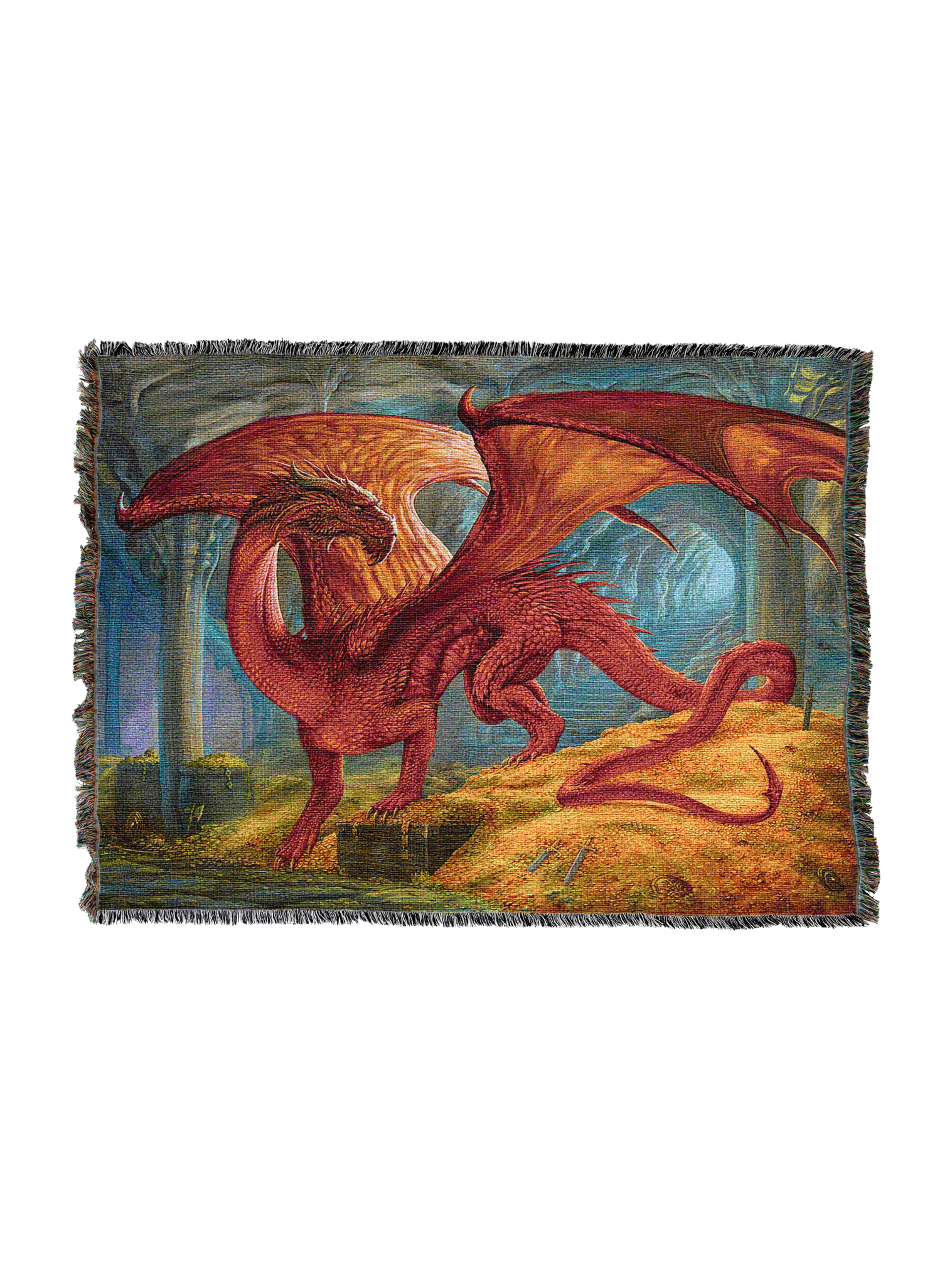 Red Dragon Blanket A