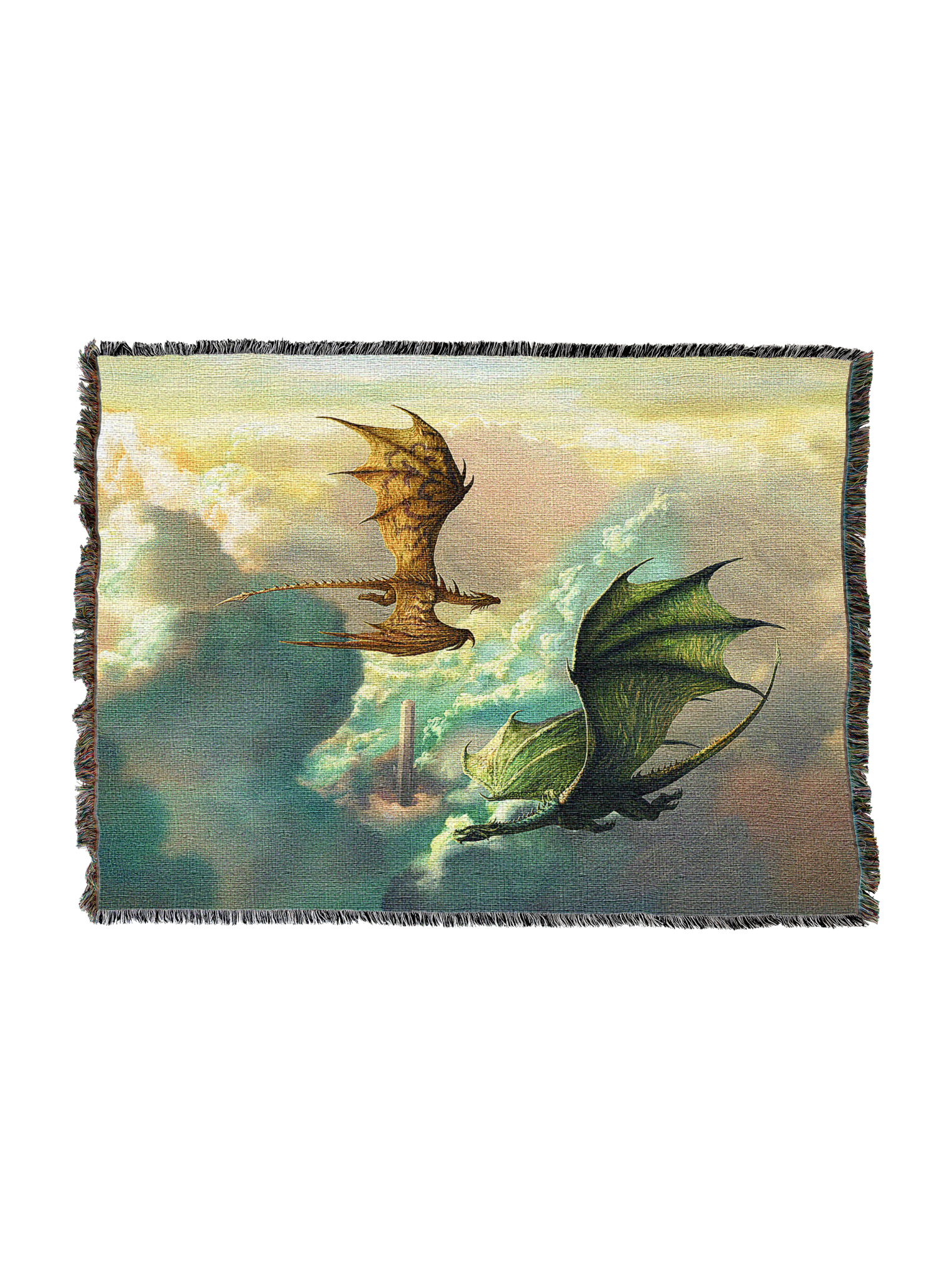 Clouds Tower Blanket