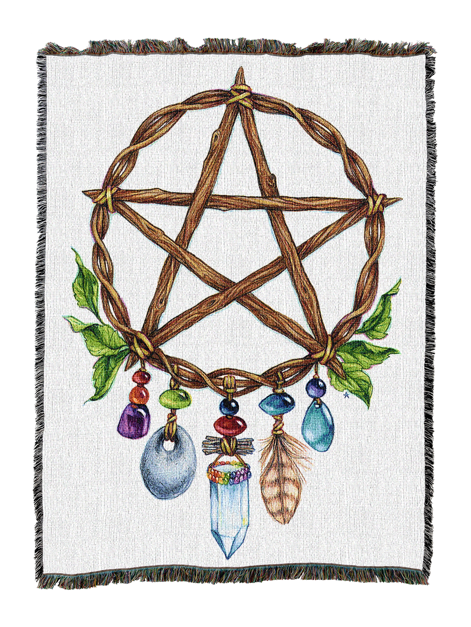 Pentacle Charm Blanket