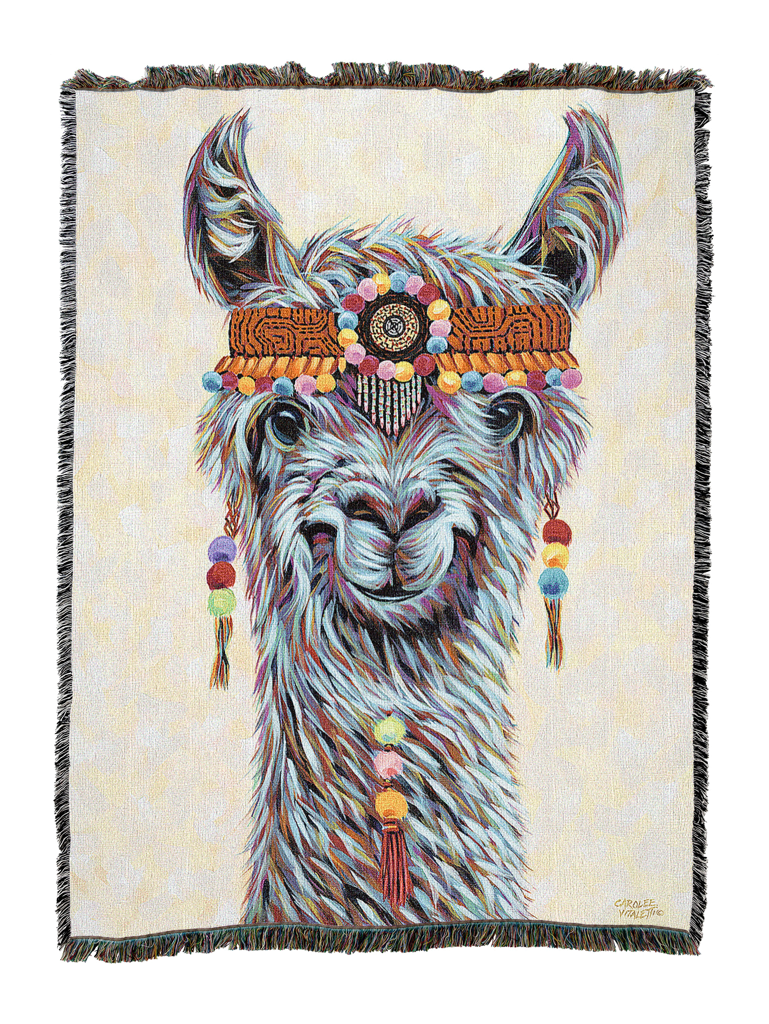 Hippie Llama Blanket