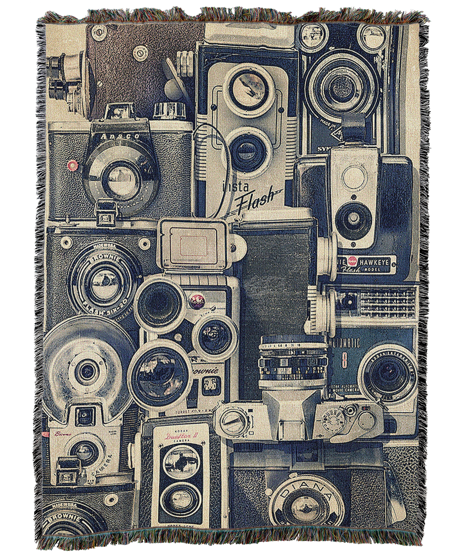 Vintage Cameras Blanket