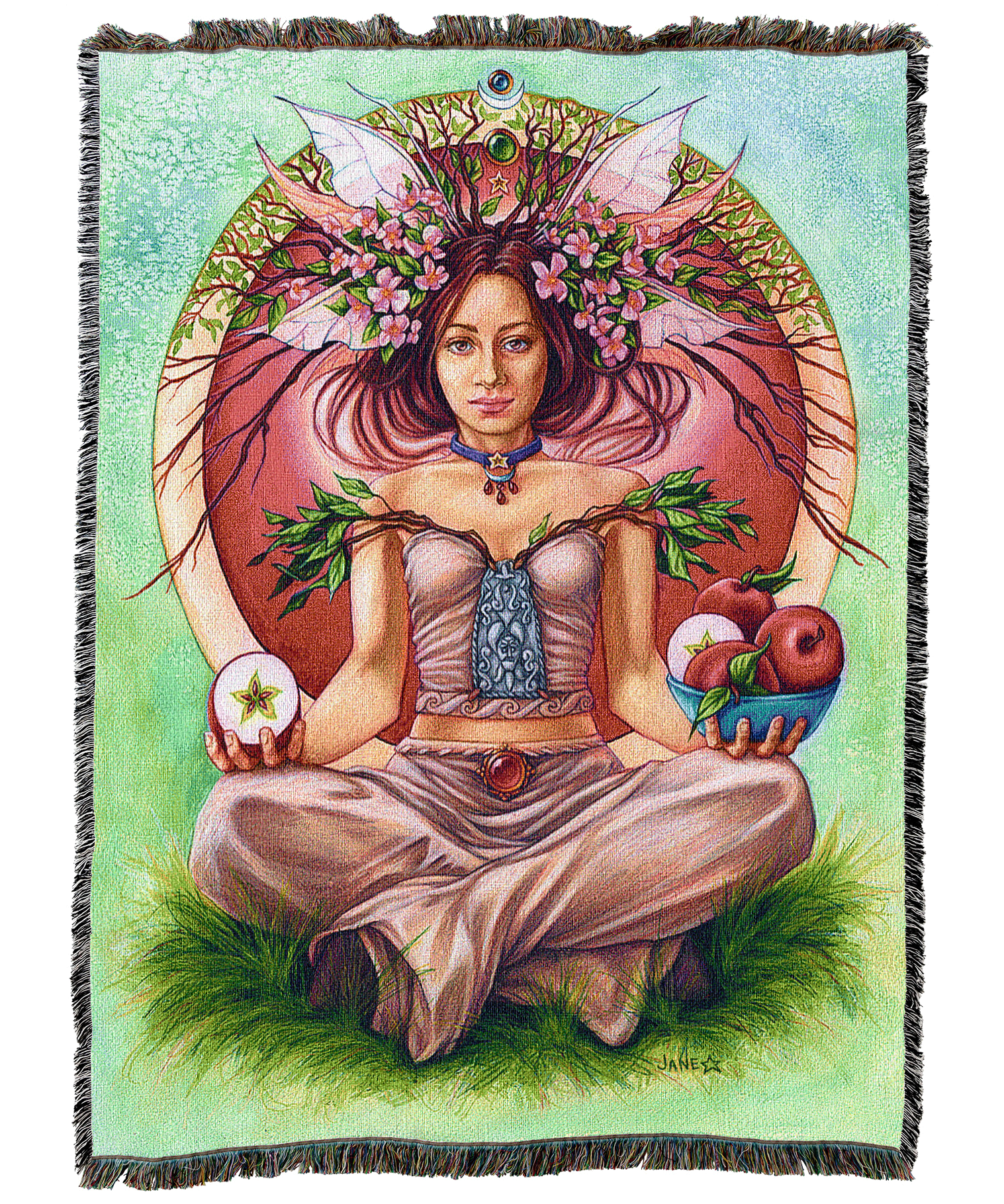 Apple Tree Fae Blanket