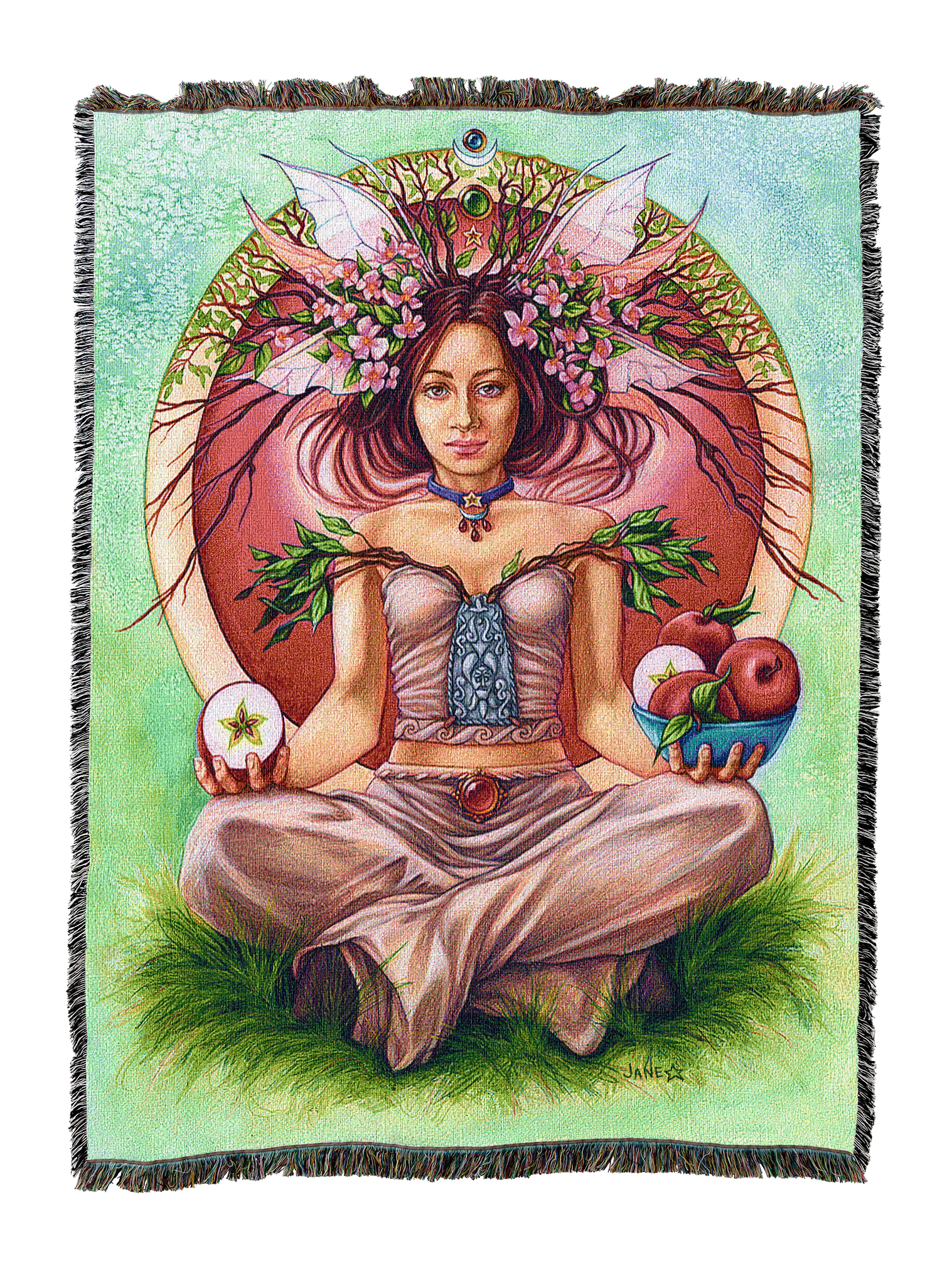 Apple Tree Fae Blanket