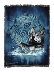 Celtic Wolves Blanket