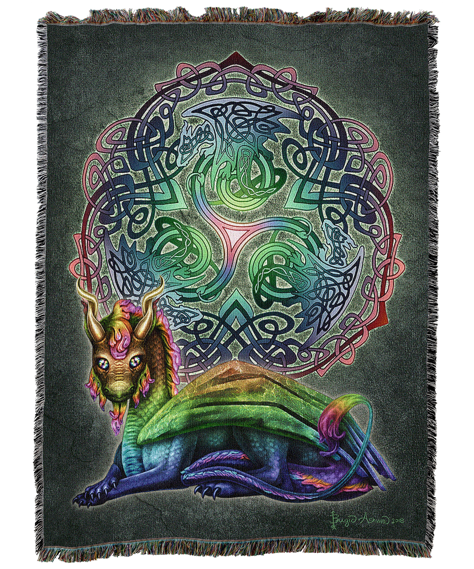 Celtic Dragon Blanket