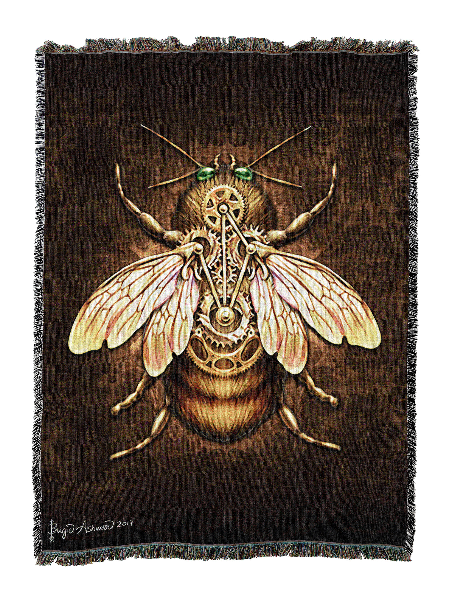 Steampunk Bee Blanket