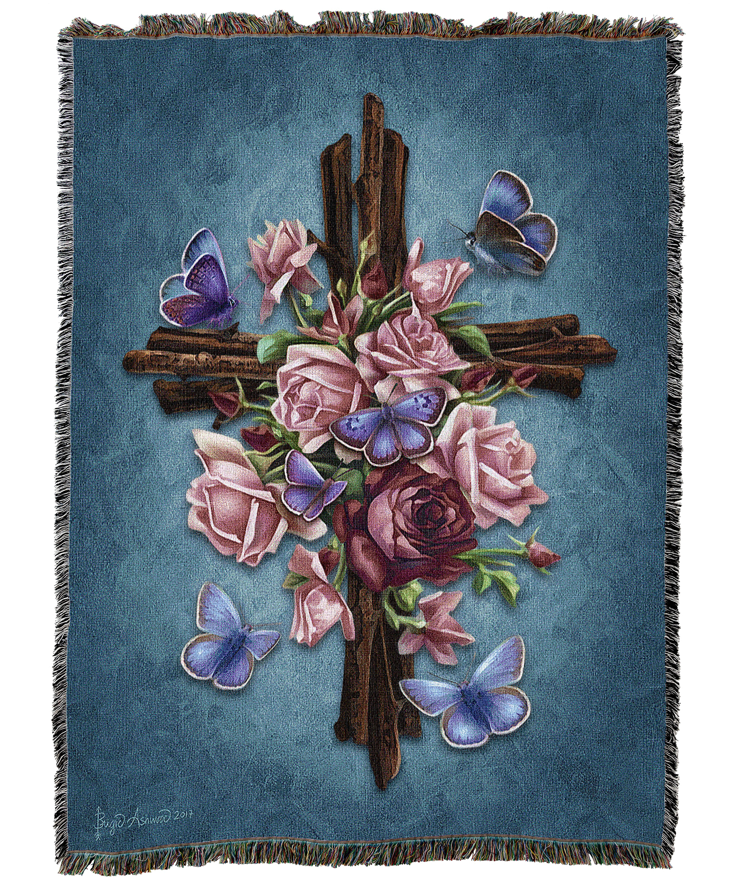 Butterfly Cross Blanket