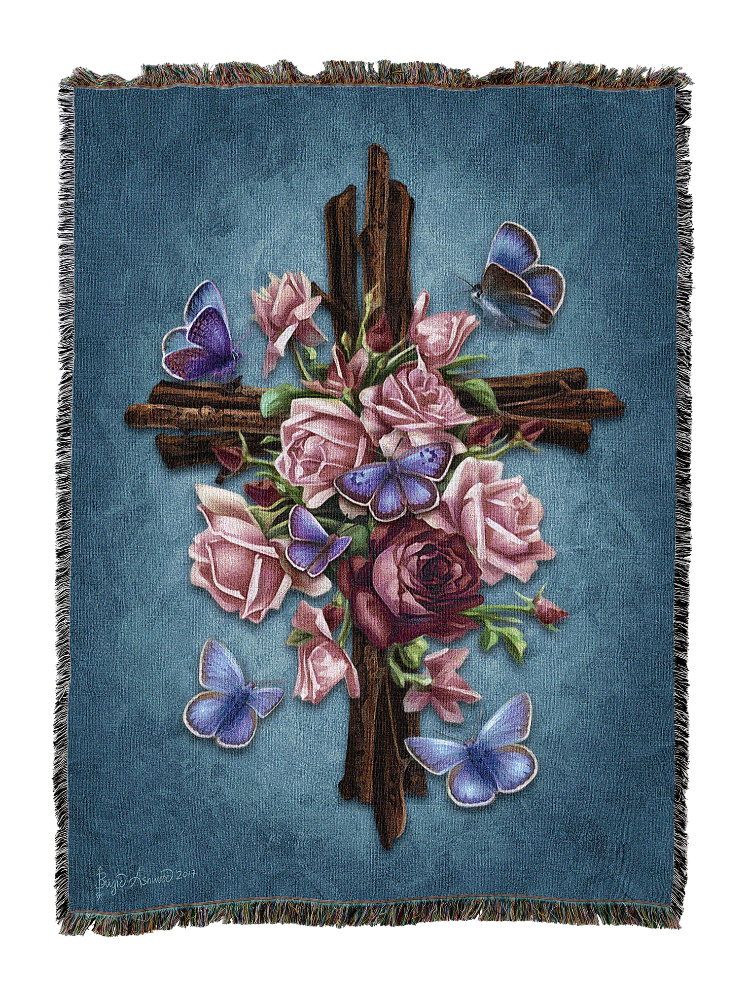 Butterfly Cross Blanket
