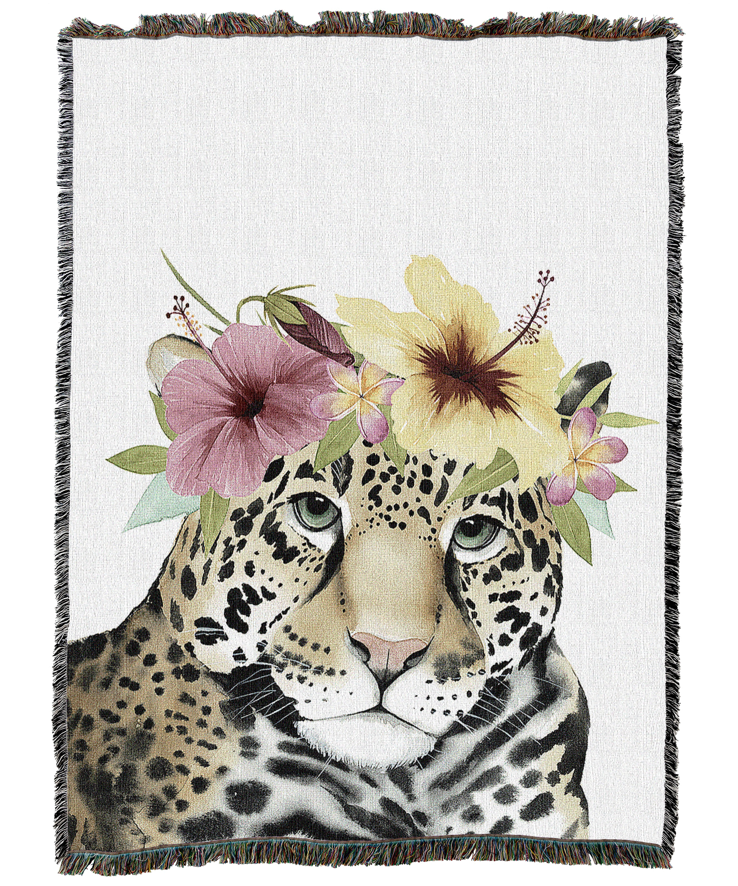 Cheetah Tropical Halo Blanket